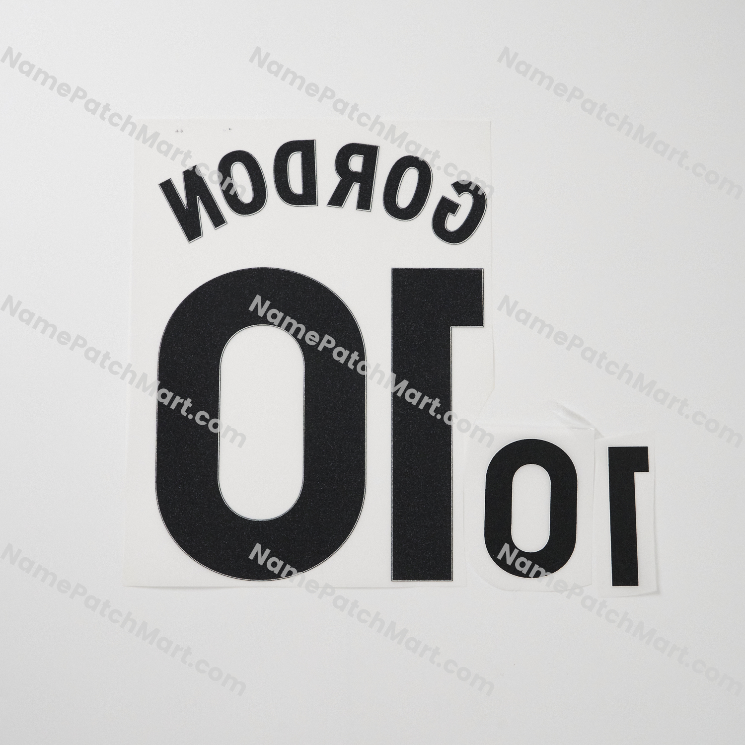 KIDS Gordon #10 (Premier League) - Newcastle United 25-26 Away  | Name Number Set - NamePatchMart.COM