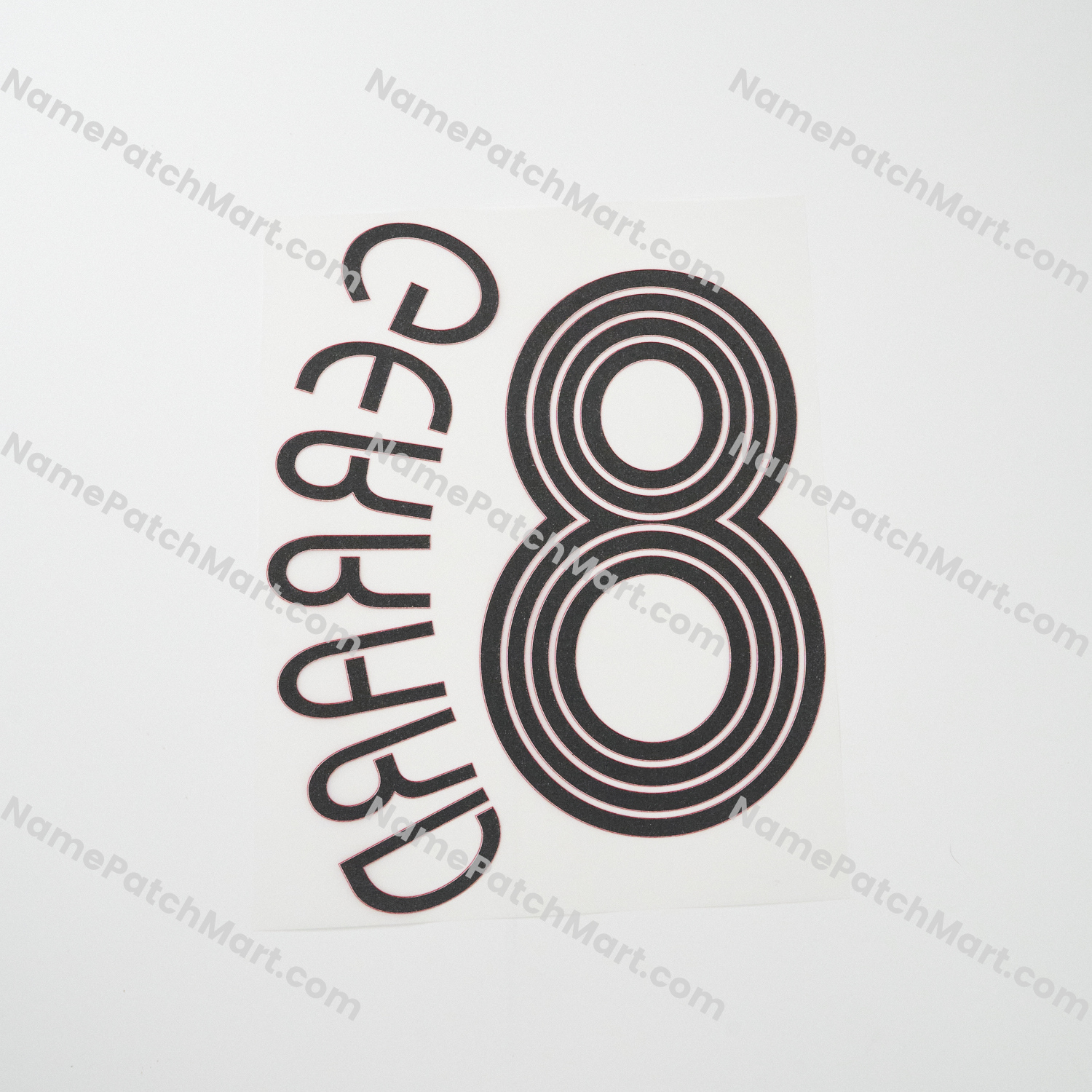 Gerrard #8 (Champions League) - Liverpool 2006-08 Away  | Name Number Set - NamePatchMart.COM