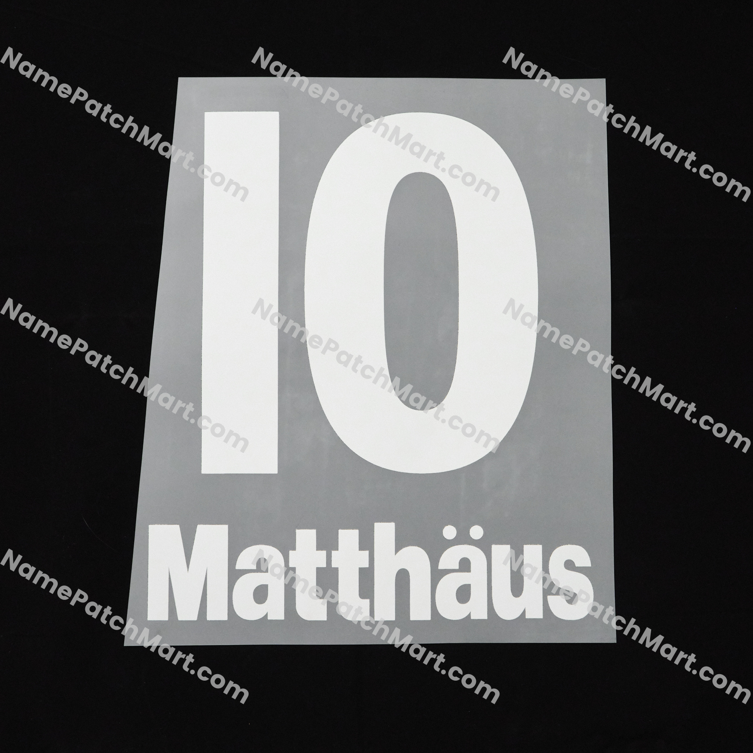 Matthäus #10 - Bayern Munich 1997-98 Home  | Name Number Set - NamePatchMart.COM