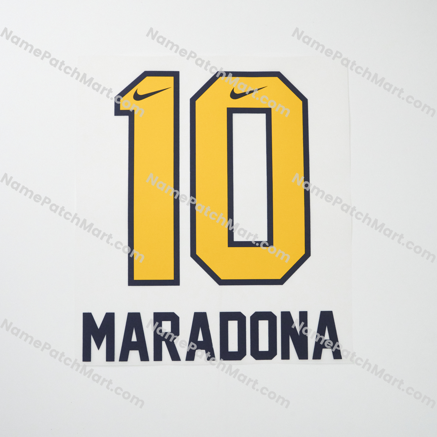 Maradona #10 - Boca Juniors 1995-98 Away  | Name Number Set - NamePatchMart.COM