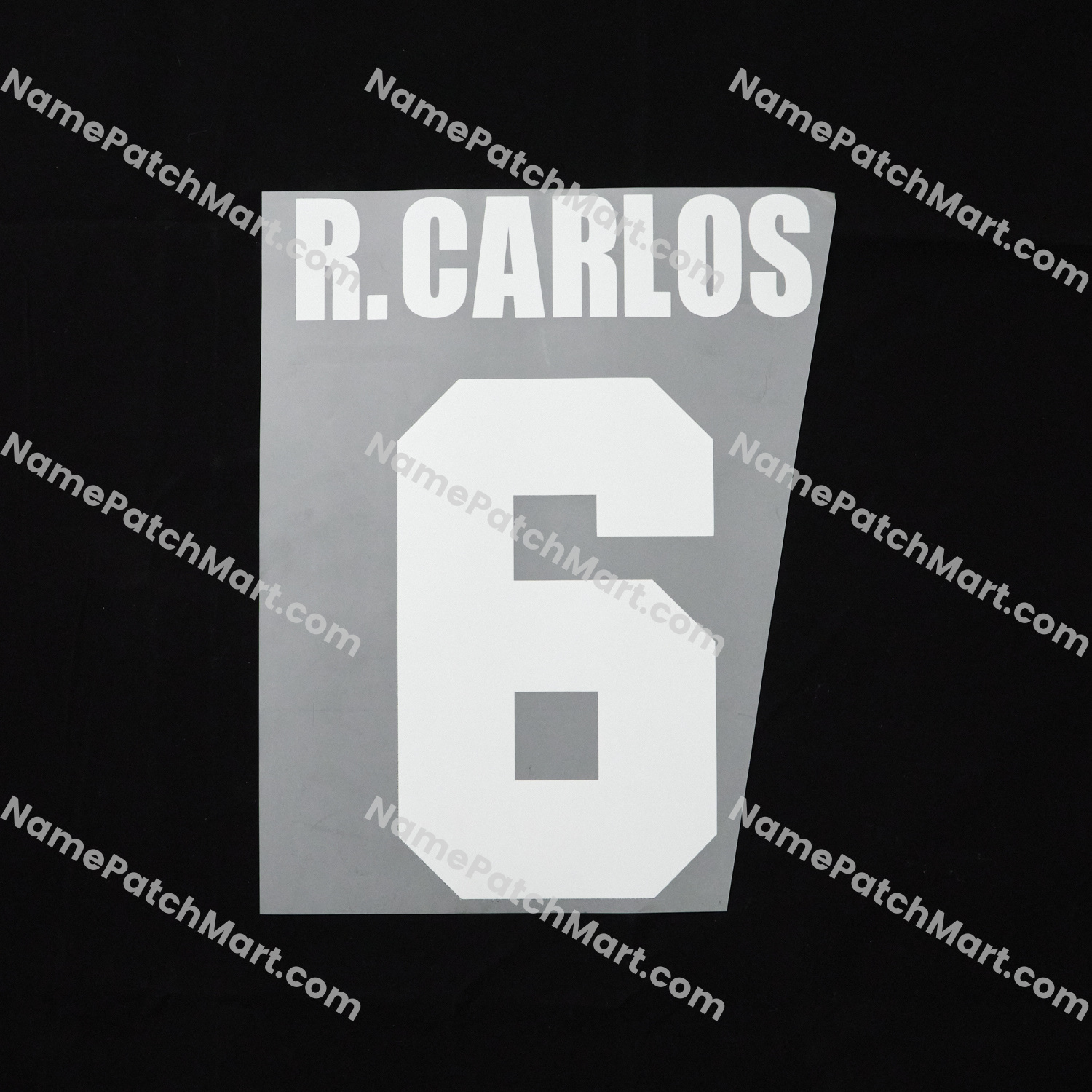 R.Carlos #6 - Inter Milan 1995-96 Home  | Name Number Set - NamePatchMart.COM
