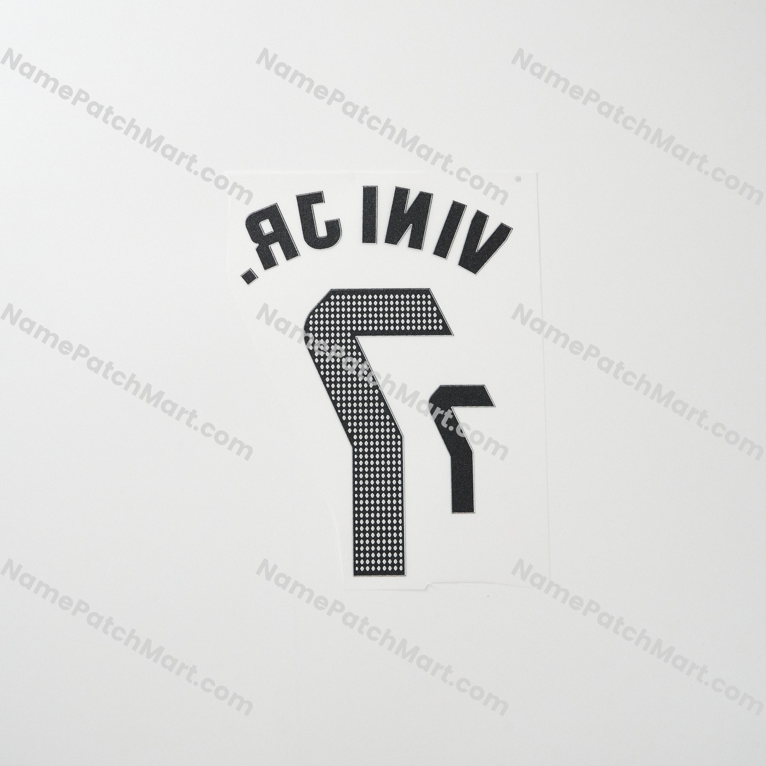 Vini Jr. #7 (La Liga) - Real Madrid 25-26 Away KIDS  | Name Number Set - NamePatchMart.COM