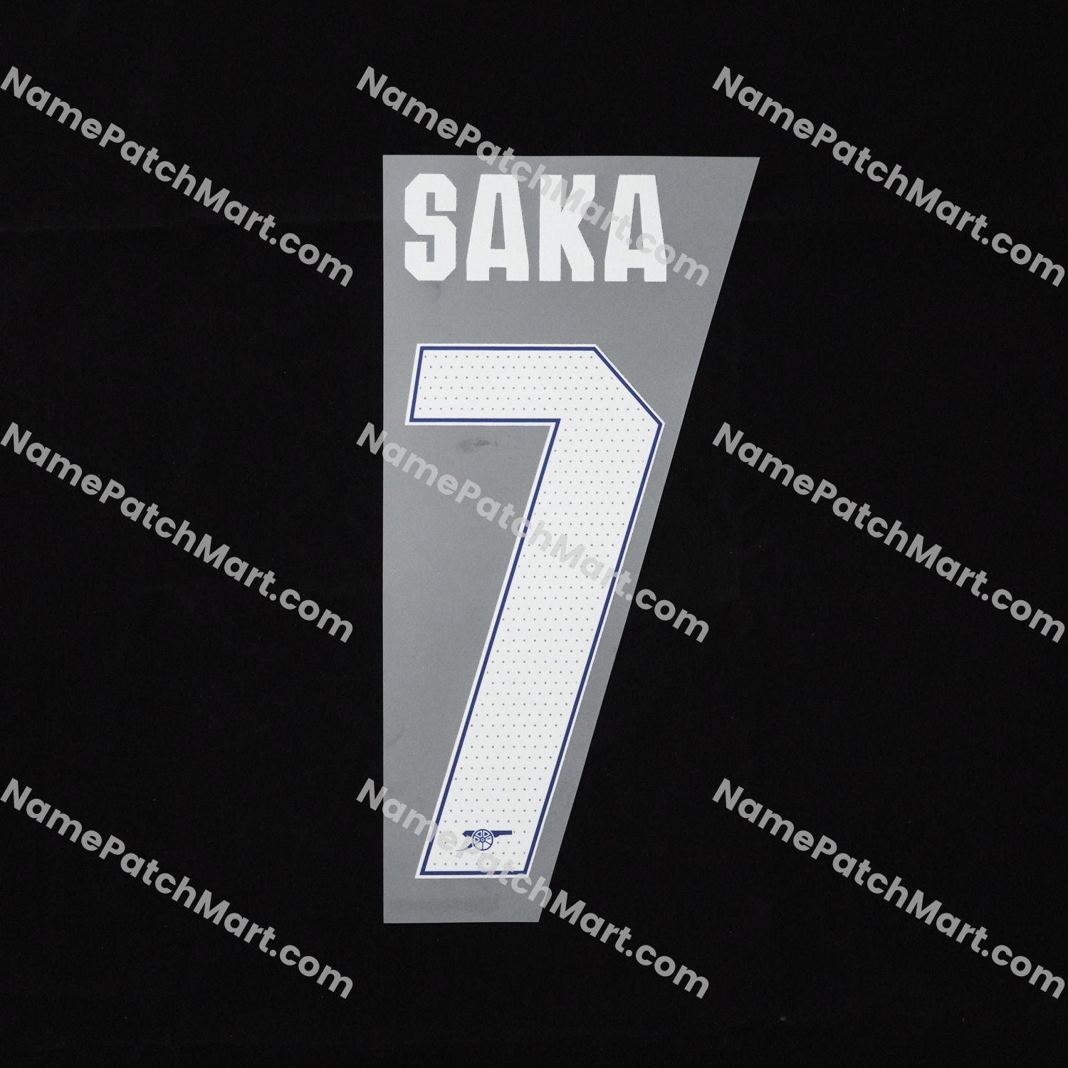 Saka #7 (Champions League) - Arsenal 25-26 Home  | Name Number Set - NamePatchMart.COM