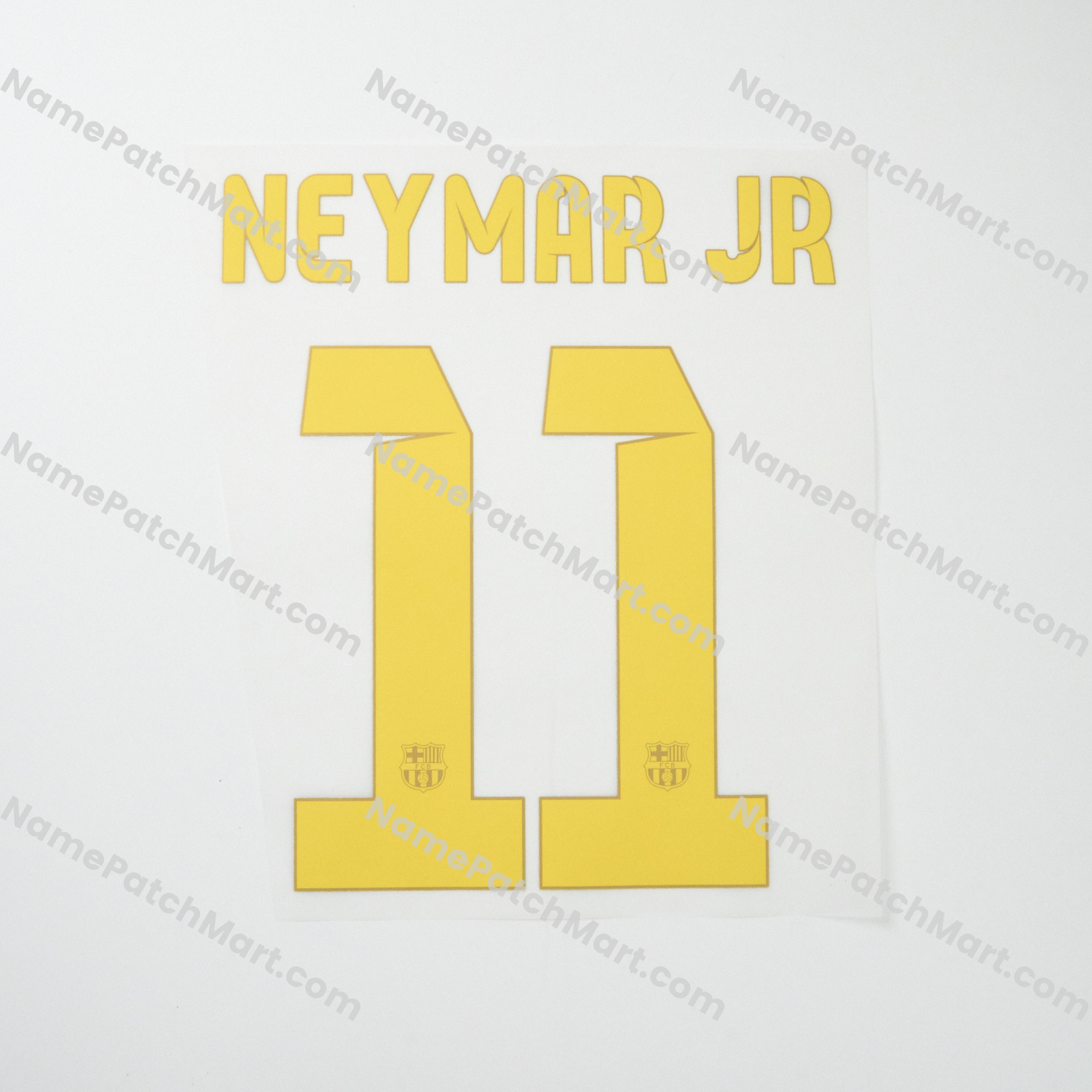 Neymar Jr #11 - Barcelona 2012-14 Home  | Name Number Set - NamePatchMart.COM