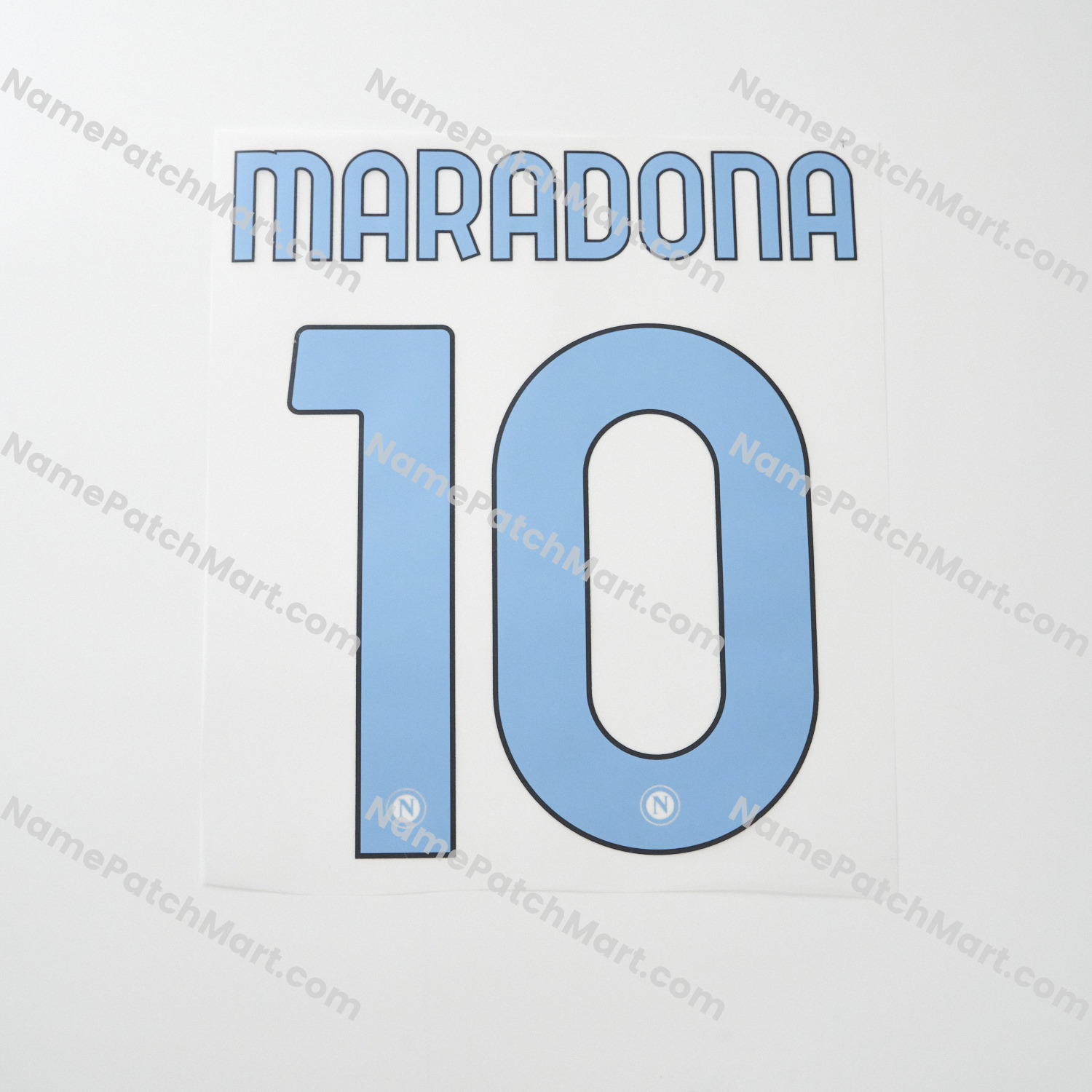 Maradona #10 (Series A) - Napoli 25-26 Third  | Name Number Set - NamePatchMart.COM