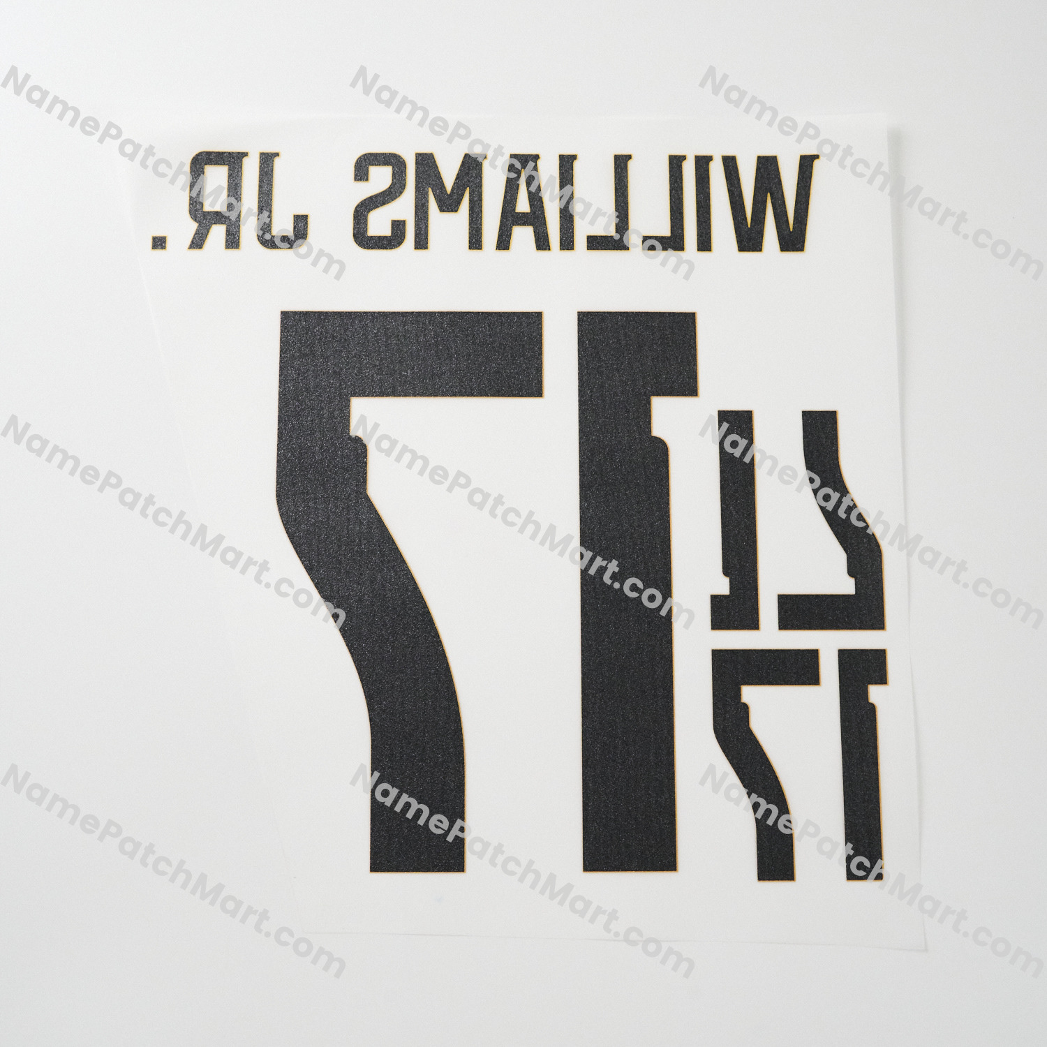 Williams JR #17 (World Cup 26) - Spain 2026 Home  | Name Number Set - NamePatchMart.COM