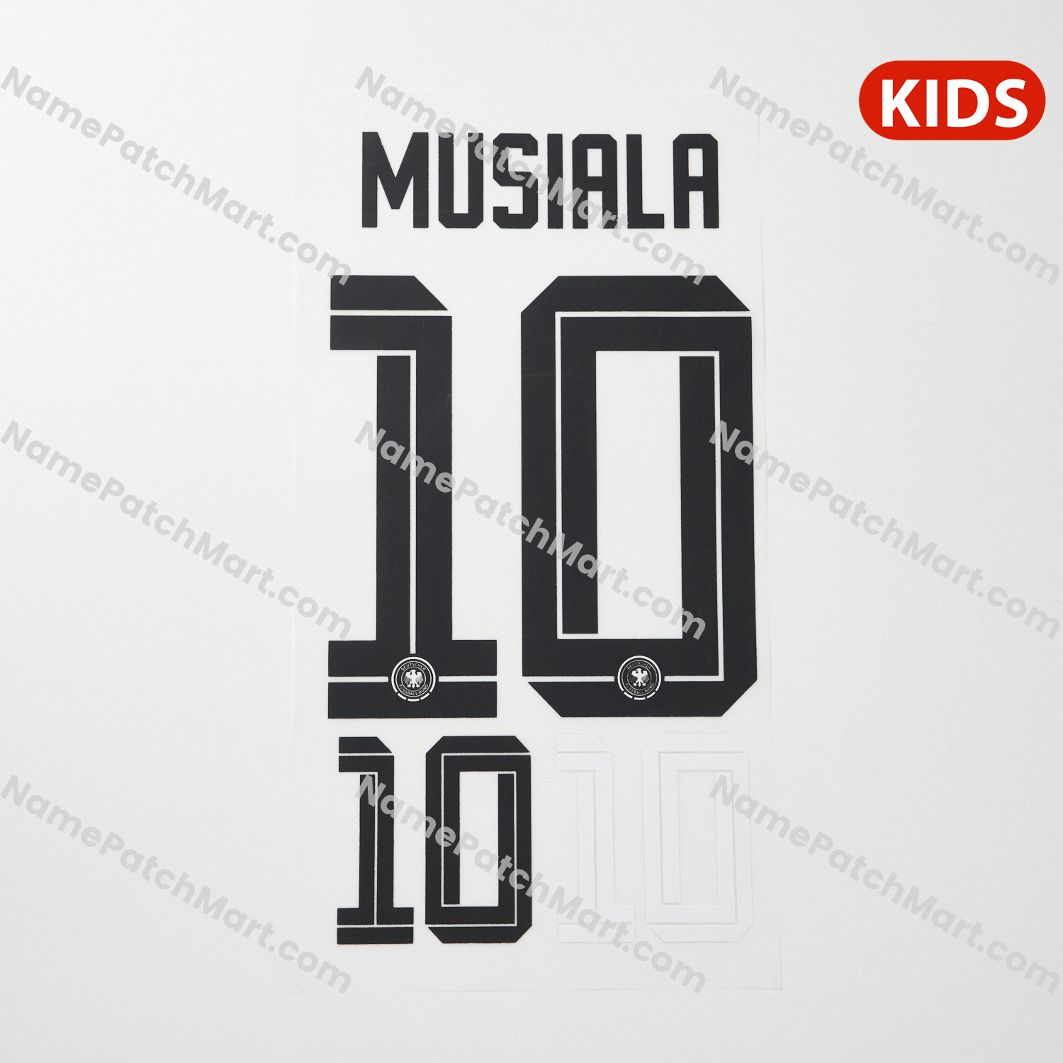 Musiala #10 (World Cup 26) - Germany 2026 Home KIDS  | Name Number Set - NamePatchMart.COM