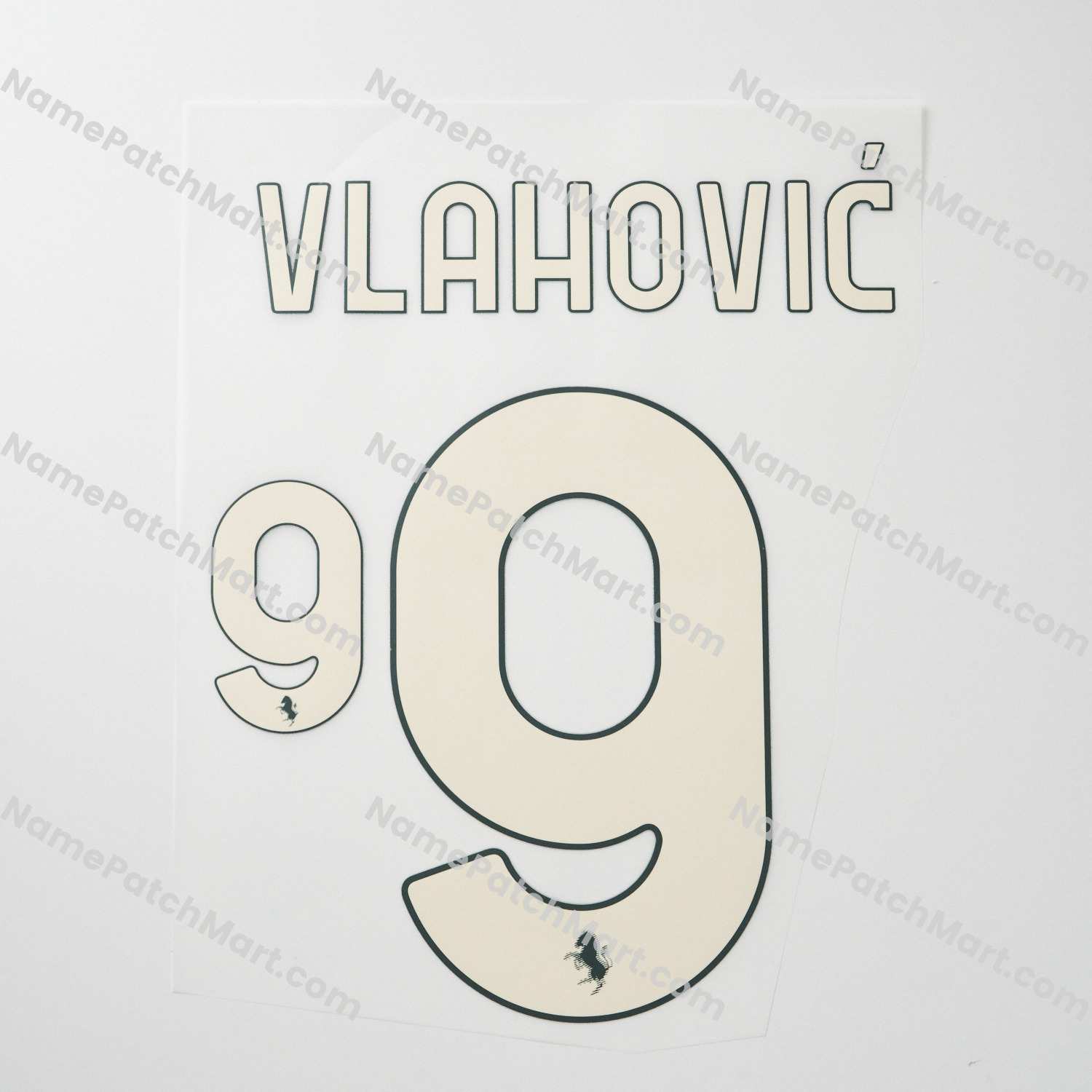 Vlahović #9 - Juventus 25-26 Third (include Shorts Number)  | Name Number Set - NamePatchMart.COM