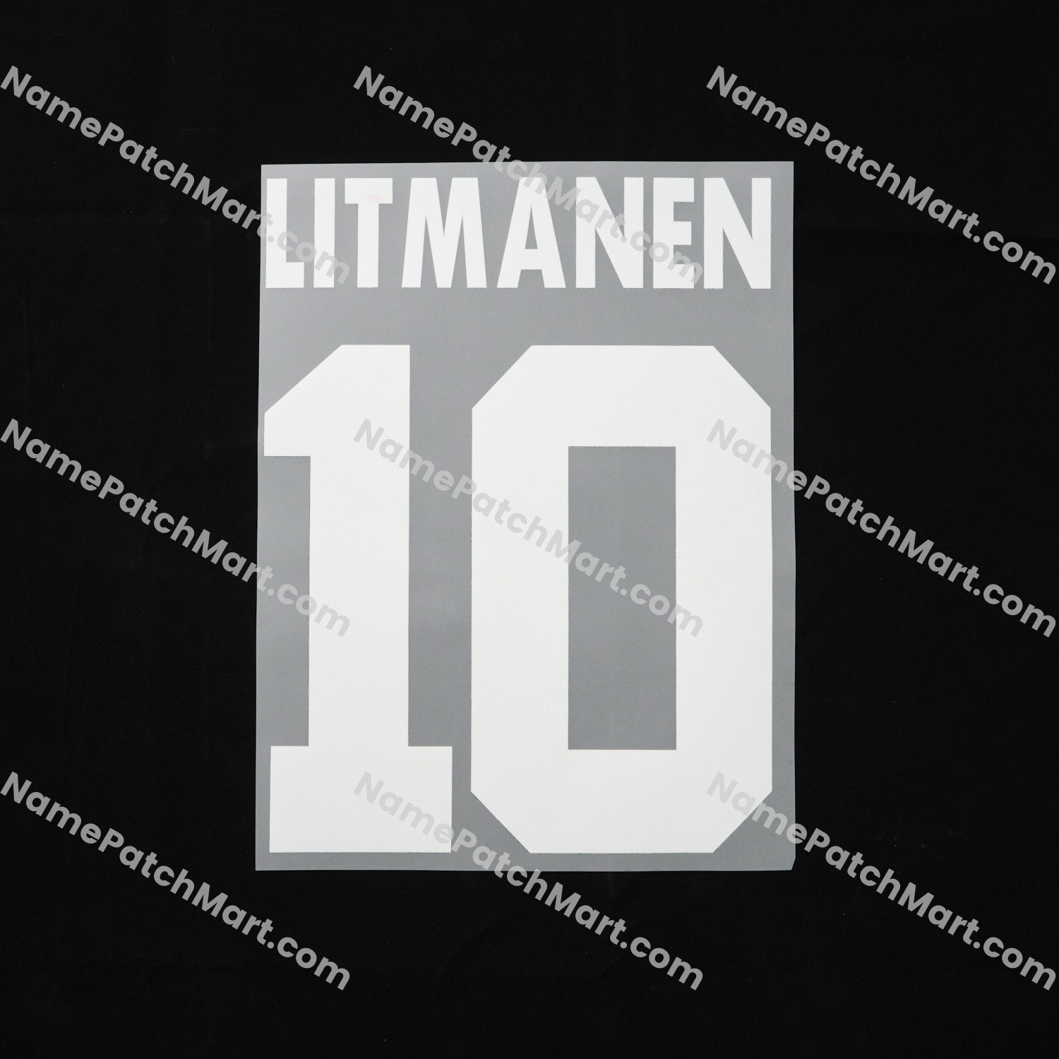 Litmanen #10 - Ajax 1994-95 Away  | Name Number Set - NamePatchMart.COM