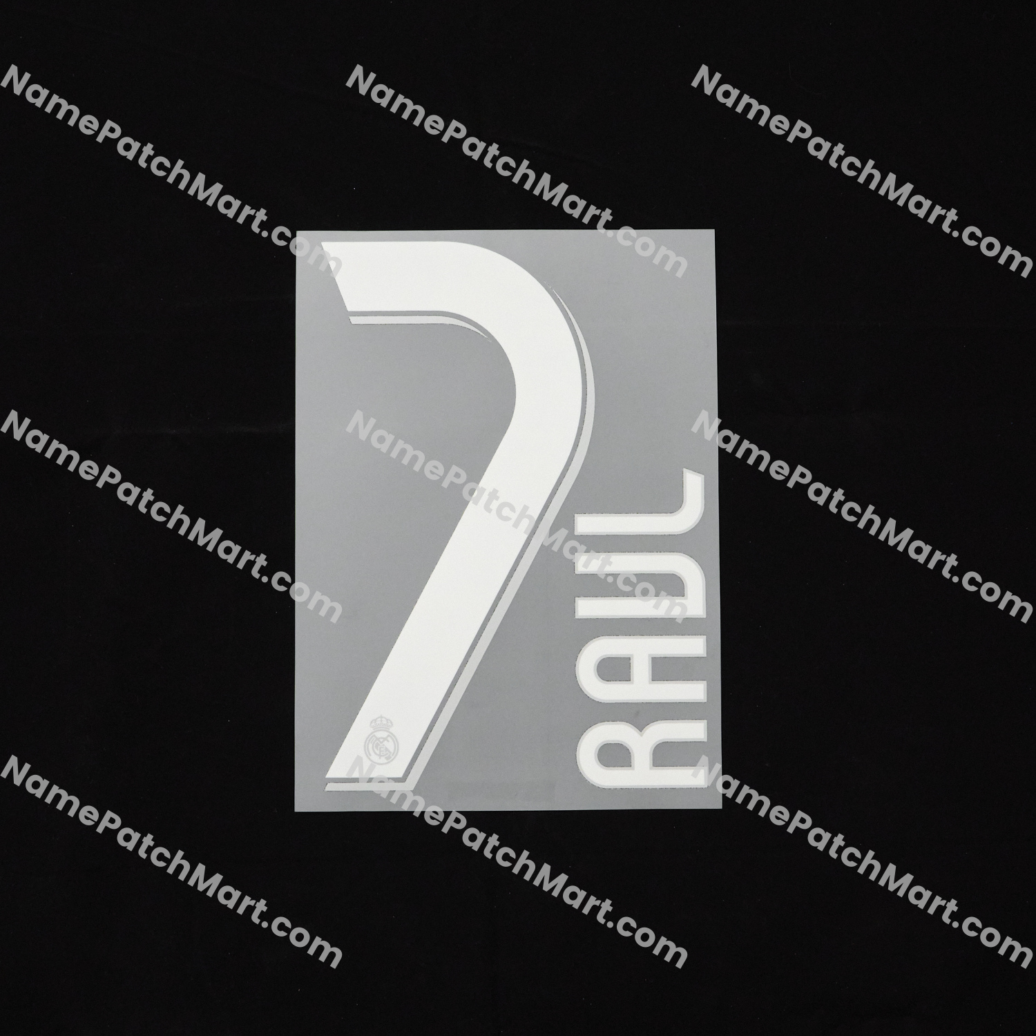 Raúl #7 - Real Madrid 2006-07 Away  | Name Number Set - NamePatchMart.COM
