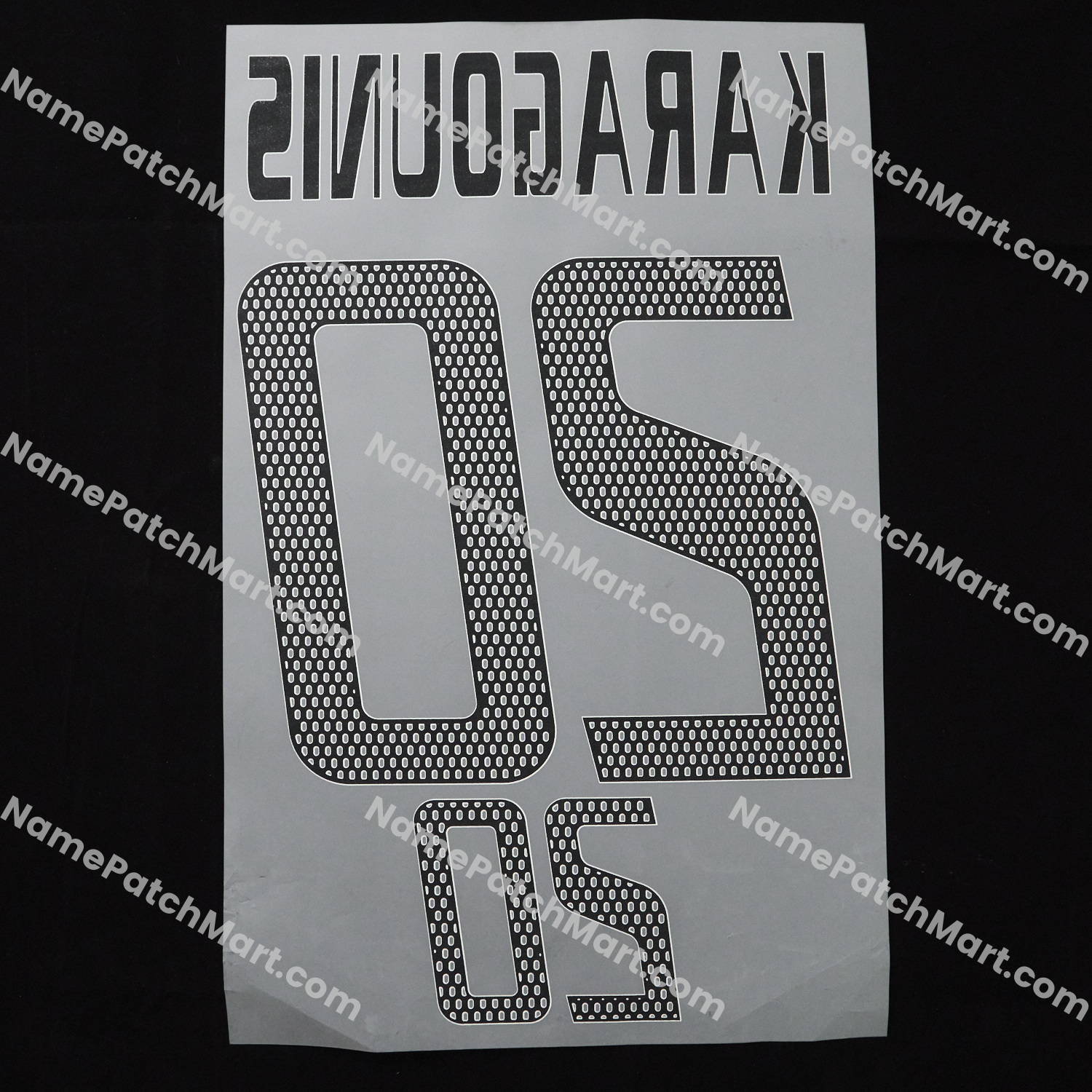 Karagounis #20 - Greece 2004 Home  | Name Number Set - NamePatchMart.COM