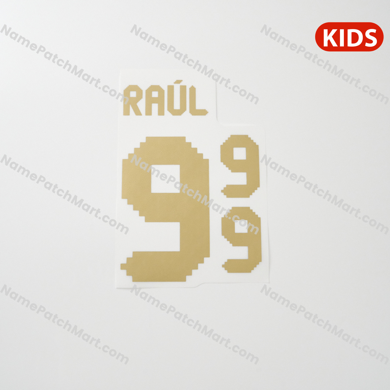 Raúl #9 - Mexico 2025 Gold Cup KIDS  | Name Number Set - NamePatchMart.COM
