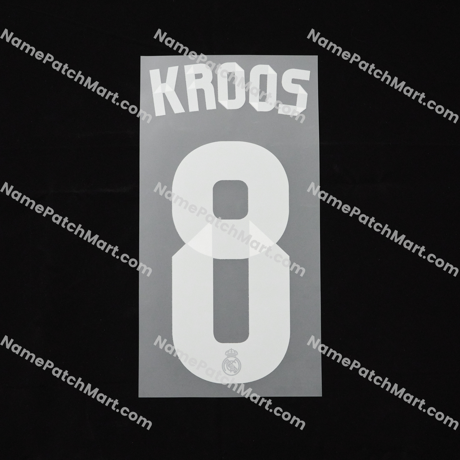 Kroos #8 (Champions League) - Real Madrid 2014-15 Away  | Name Number Set - NamePatchMart.COM