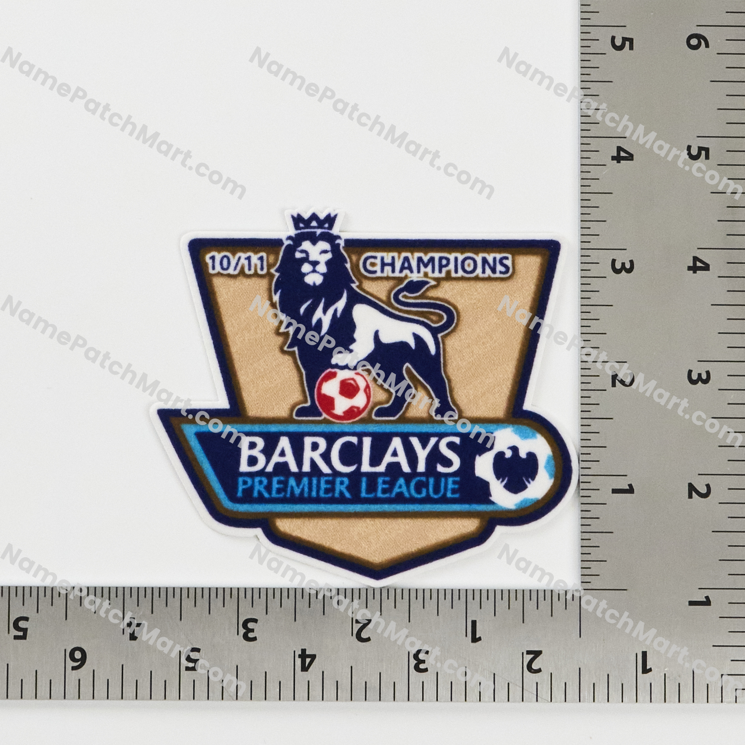 Retro 2011-12 Premier League Champions Patch (2010-11 Winner)  | Name Number Set - NamePatchMart.COM