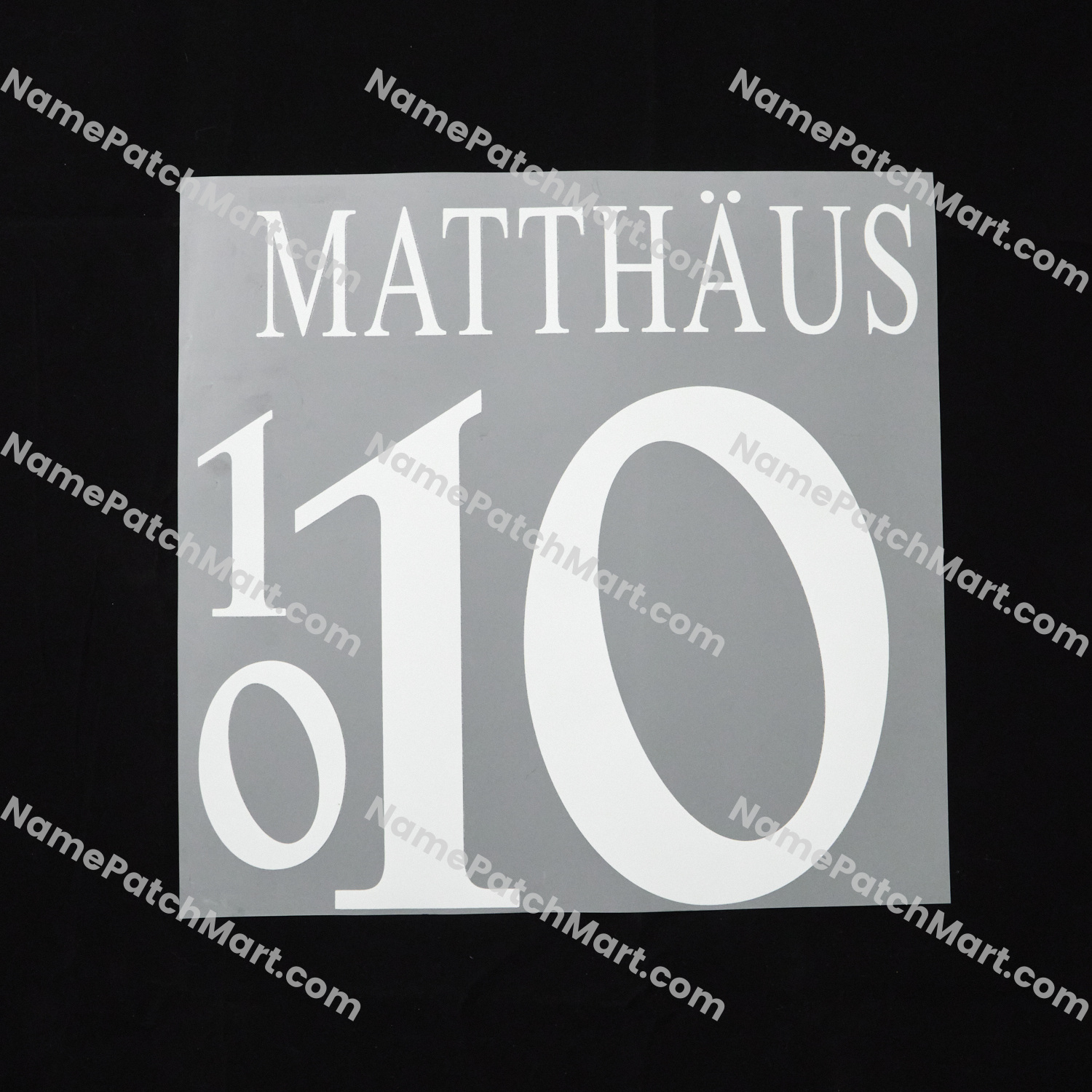 Matthäus #10 - Germany 1996 Away  | Name Number Set - NamePatchMart.COM