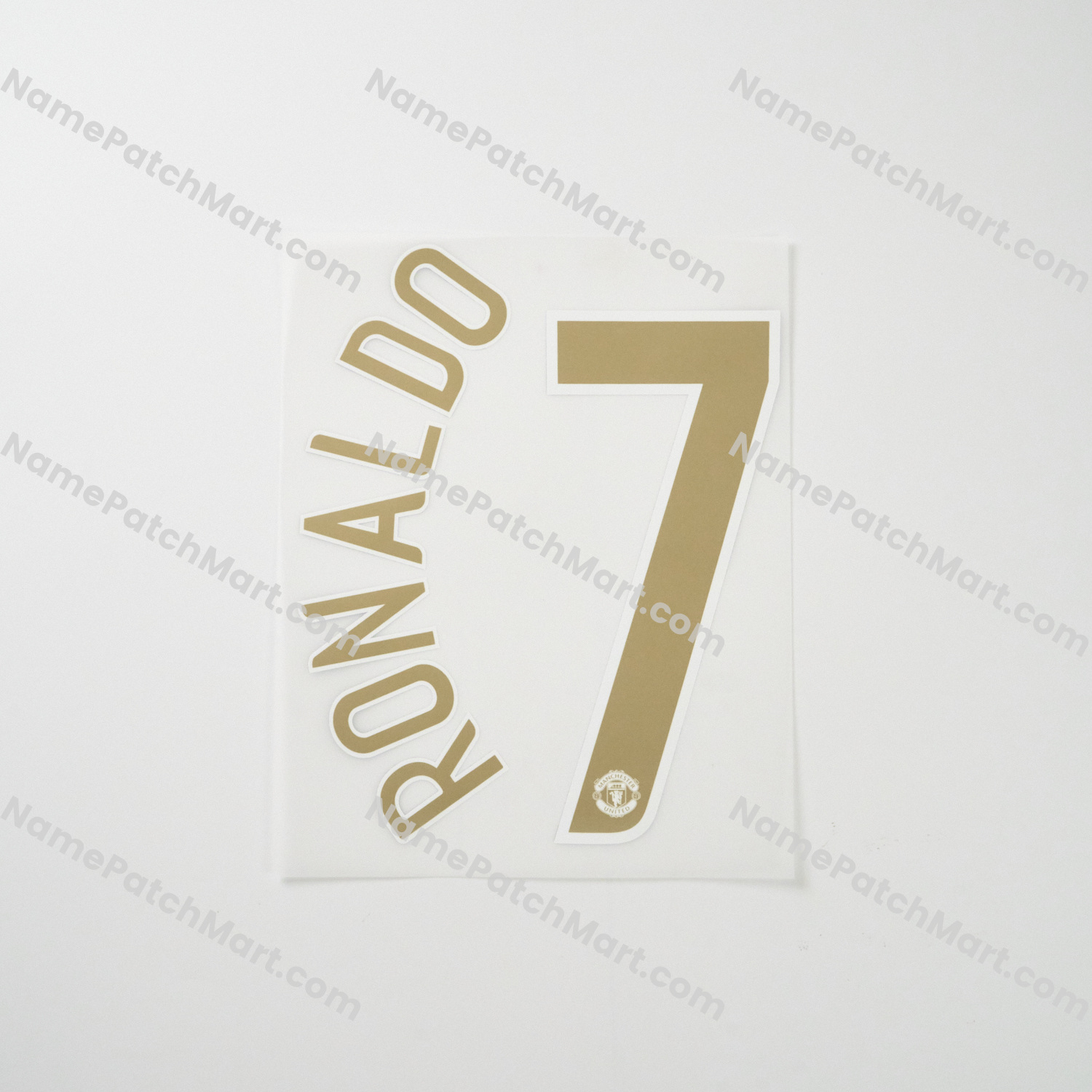 Ronaldo #7 (Champions League) - Manchester United 2006-07 Home  | Name Number Set - NamePatchMart.COM