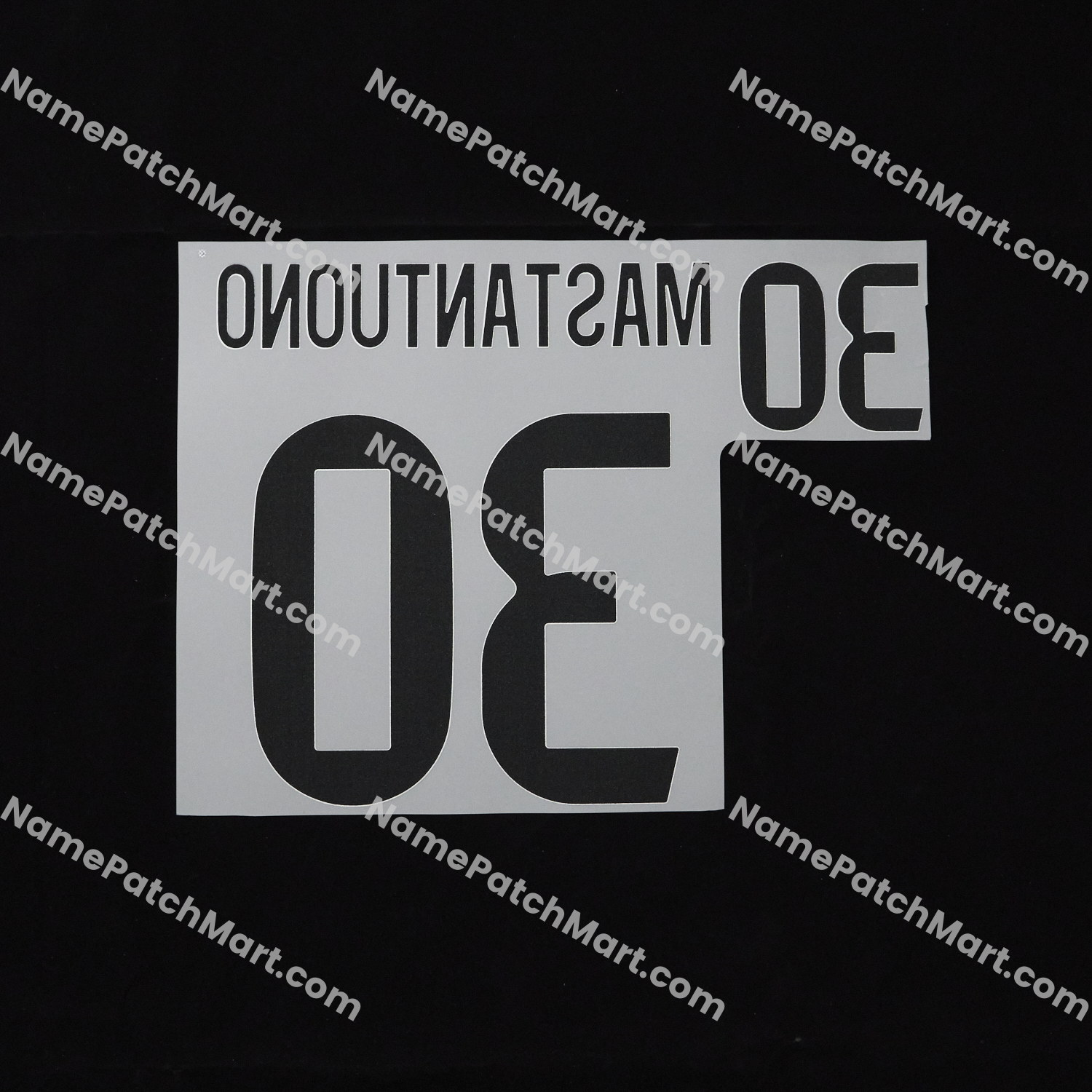 KIDS Mastantuono #30 (Champions League) - Real Madrid 25-26 Third  | Name Number Set - NamePatchMart.COM