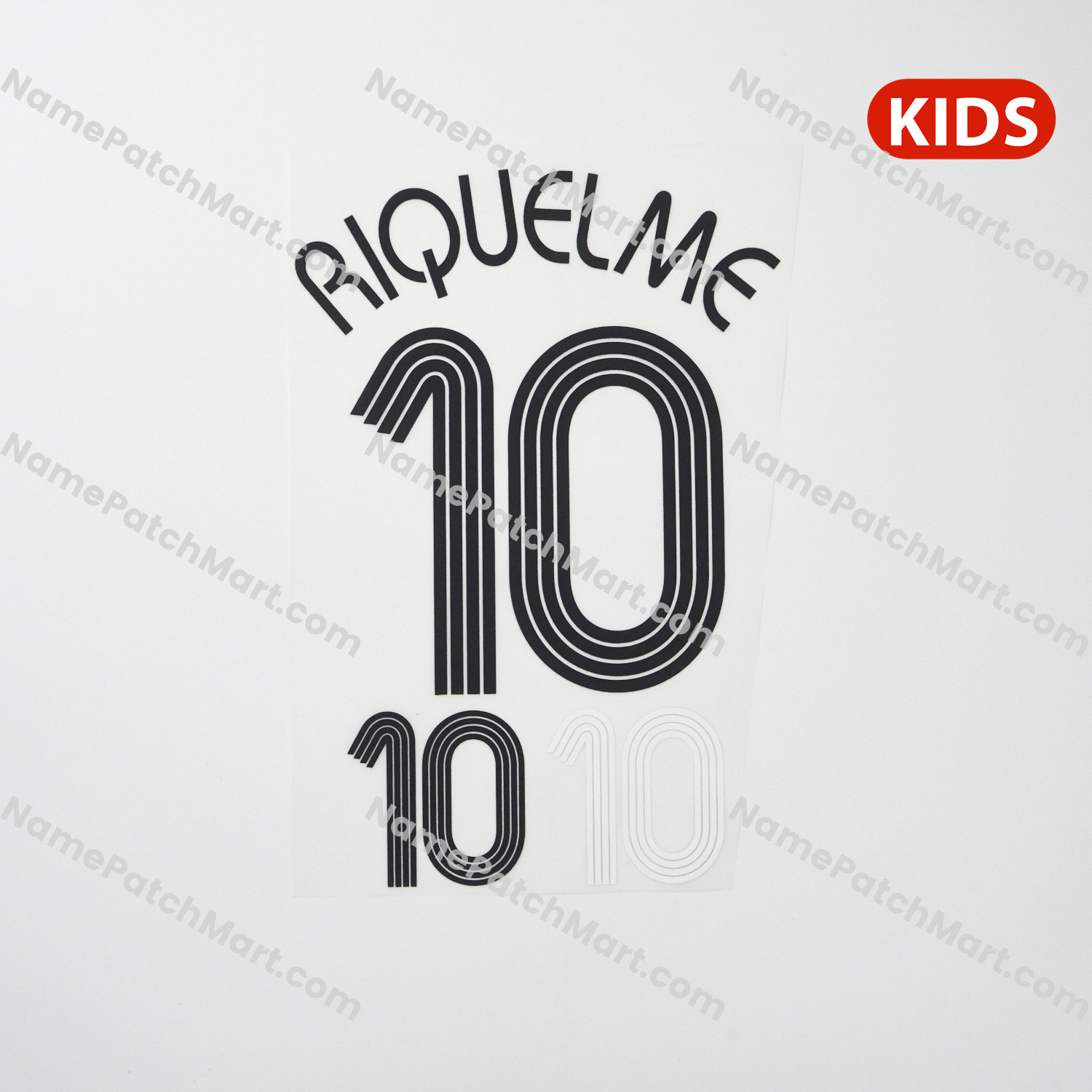 KIDS Riquelme #10 - Argentina 2006 Home  | Name Number Set - NamePatchMart.COM