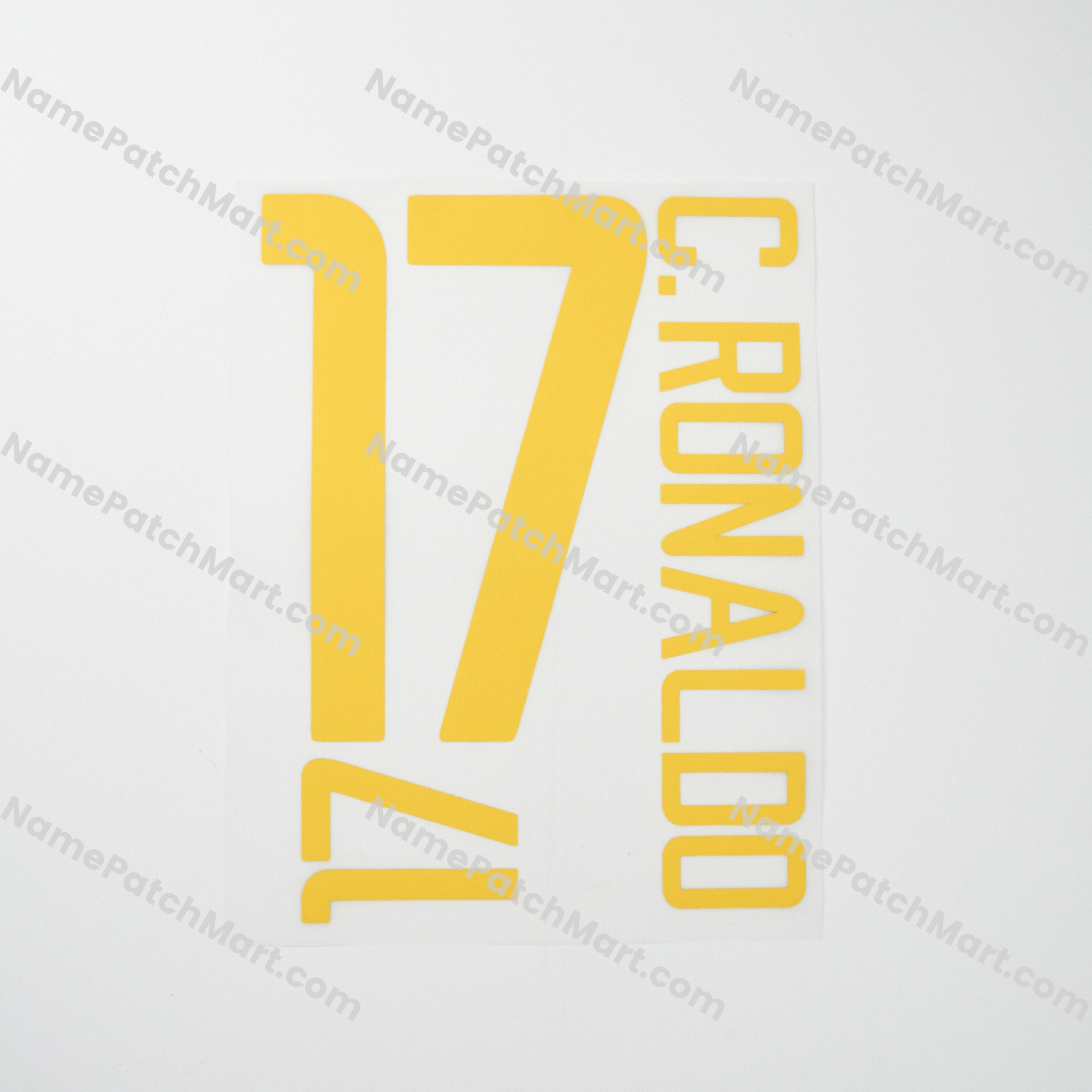 C.Ronaldo #17 - Portugal 2002-03 Home  | Name Number Set - NamePatchMart.COM