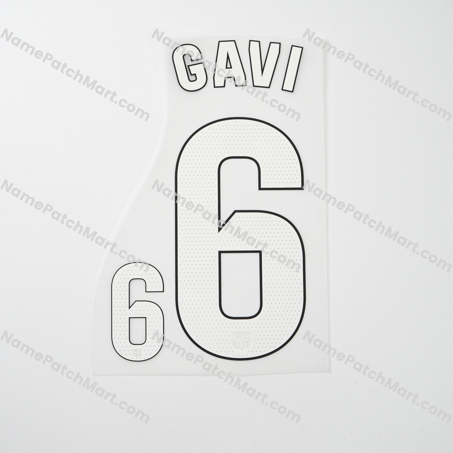 Gavi #6 (La Liga) - Barcelona 25-26 Third  | Name Number Set - NamePatchMart.COM