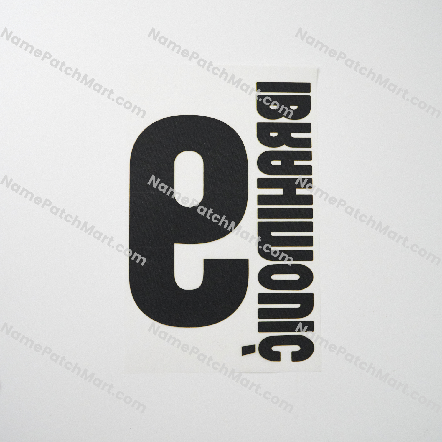 Ibrahimović #9 - Barcelona 2008-10 Home  | Name Number Set - NamePatchMart.COM