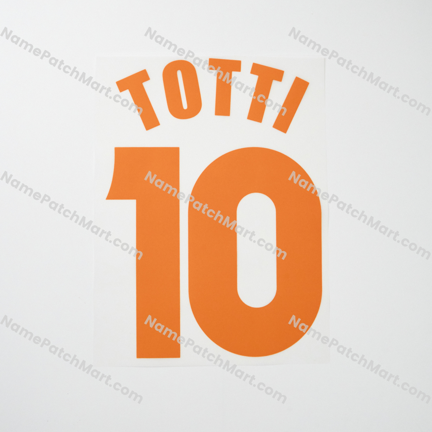 Totti #10 - Roma 1998-00 Home  | Name Number Set - NamePatchMart.COM