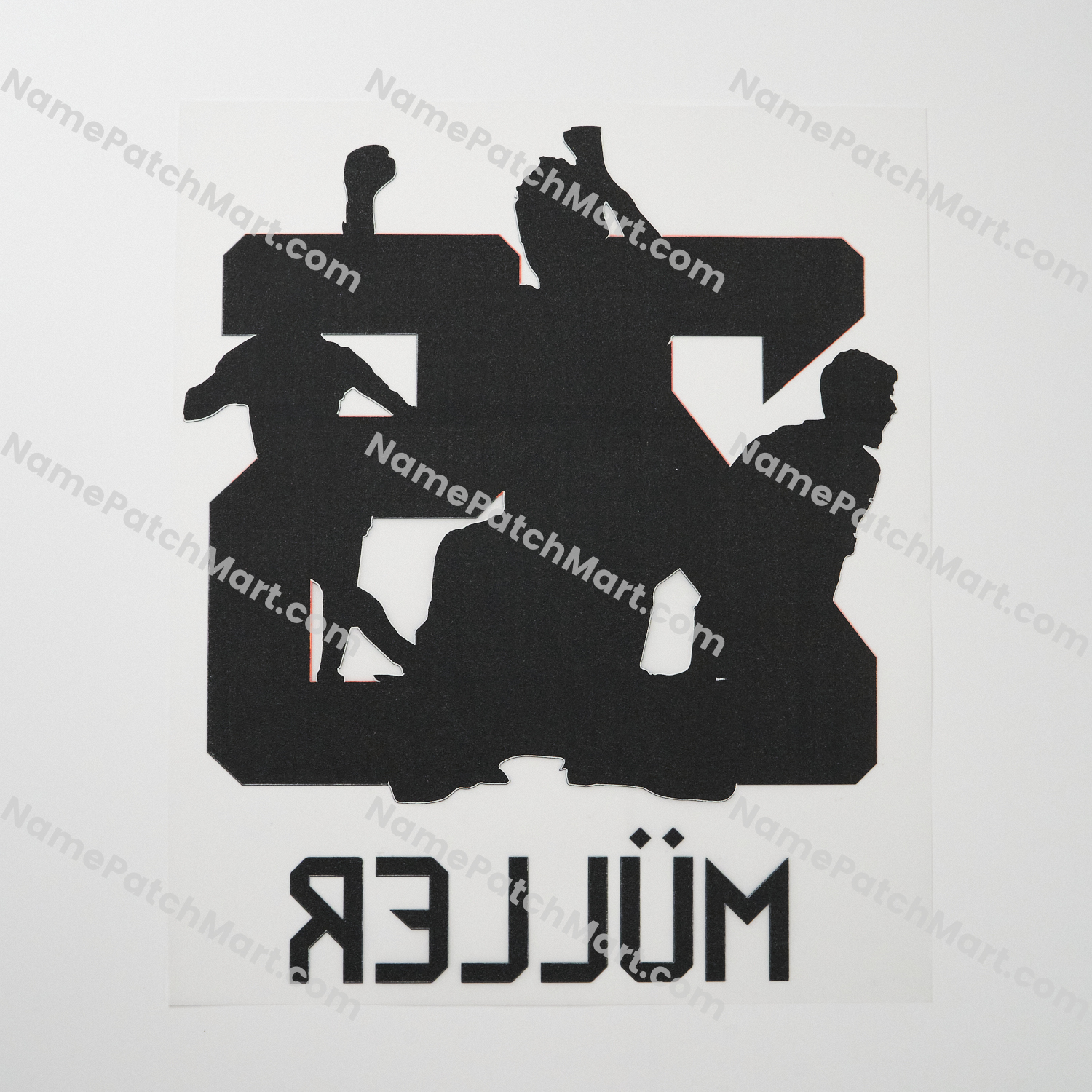 Müller #25 - Bayern Munich 25-26 Silhouette Special  | Name Number Set - NamePatchMart.COM