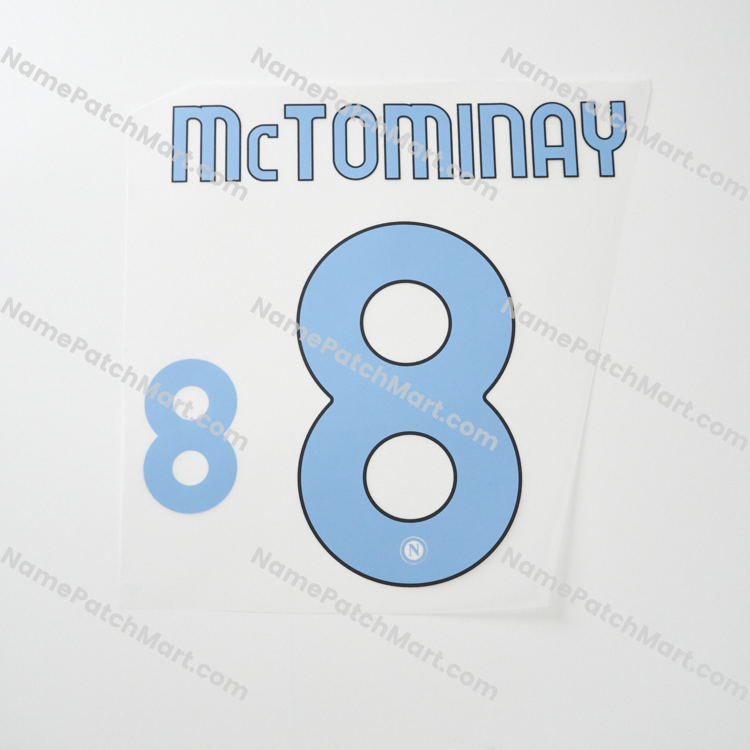 Mc Tominay #8 (Series A) - Napoli 25-26 Third (include Shorts Number)  | Name Number Set - NamePatchMart.COM