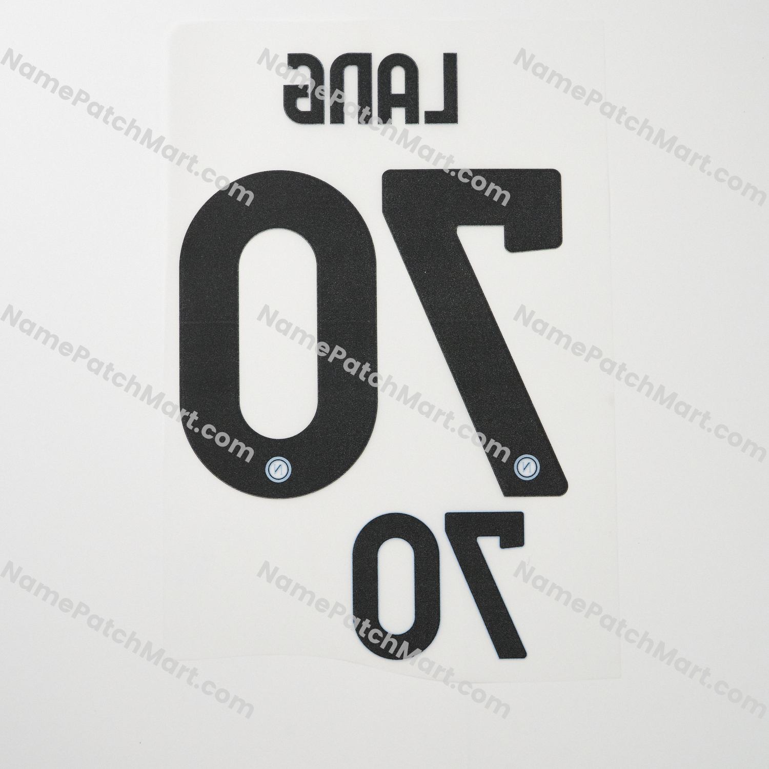 KIDS Lang #70 (Series A) - Napoli 25-26 Third  | Name Number Set - NamePatchMart.COM