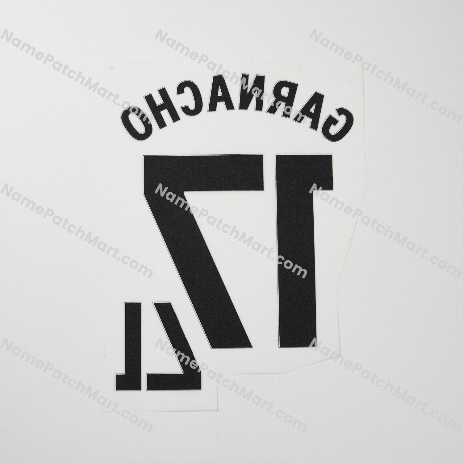 KIDS Carnacho #17 (Premier League) - Manchester United 25-26 Home  | Name Number Set - NamePatchMart.COM