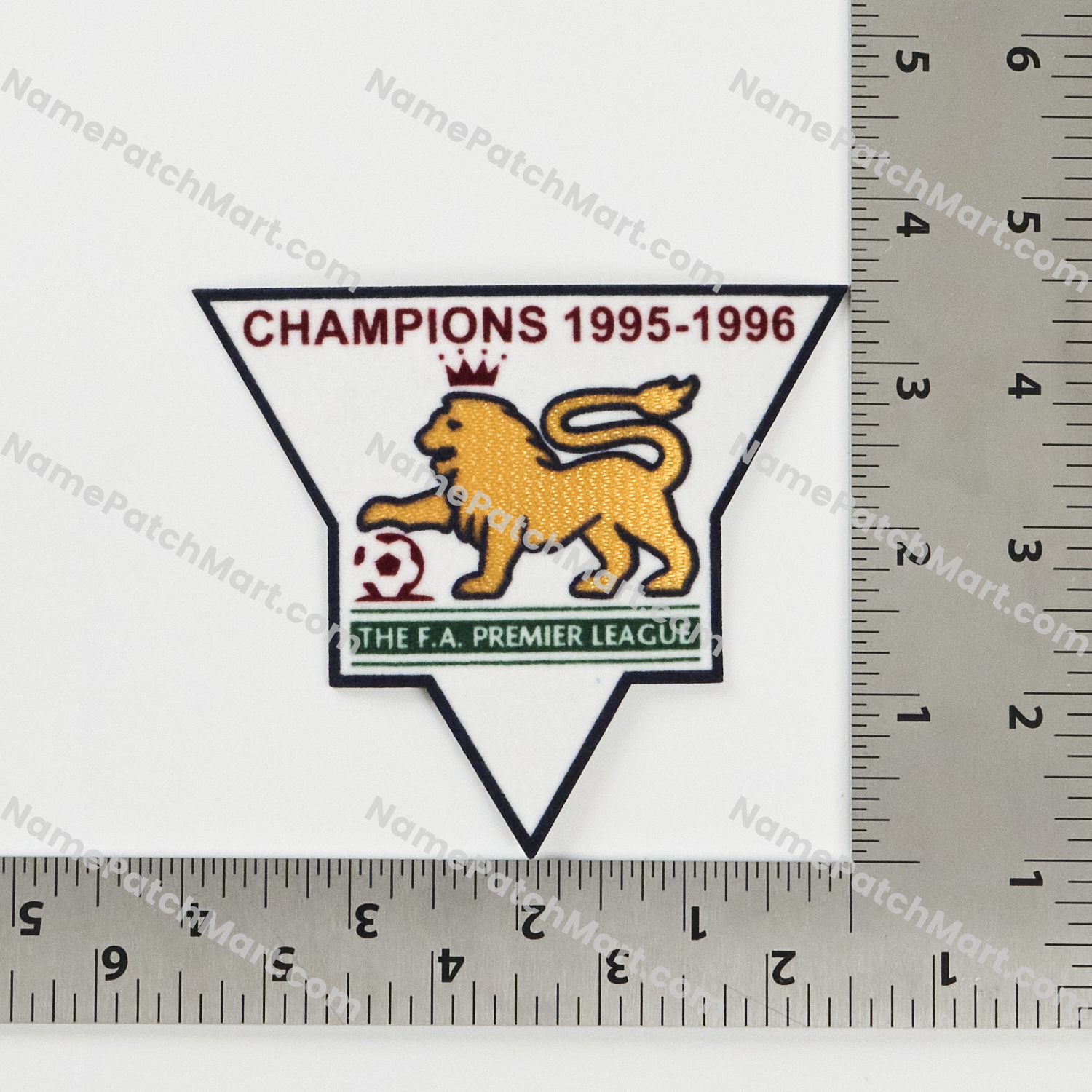 Retro 1996-97 Premier League Champions Patch (1995-96 Winner)  | Name Number Set - NamePatchMart.COM