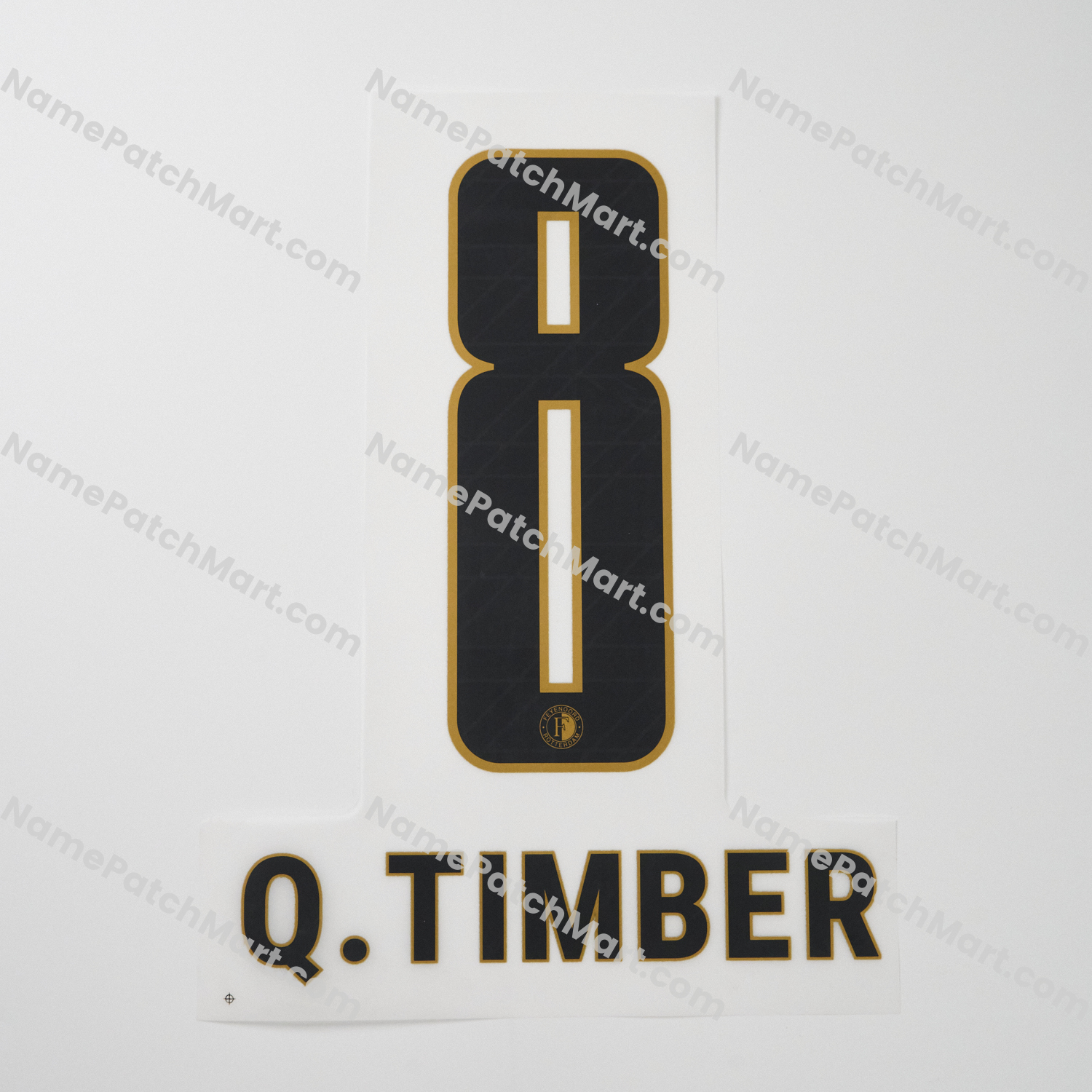 Q.Timber #8 - Feyenoord 25-26 Home  | Name Number Set - NamePatchMart.COM