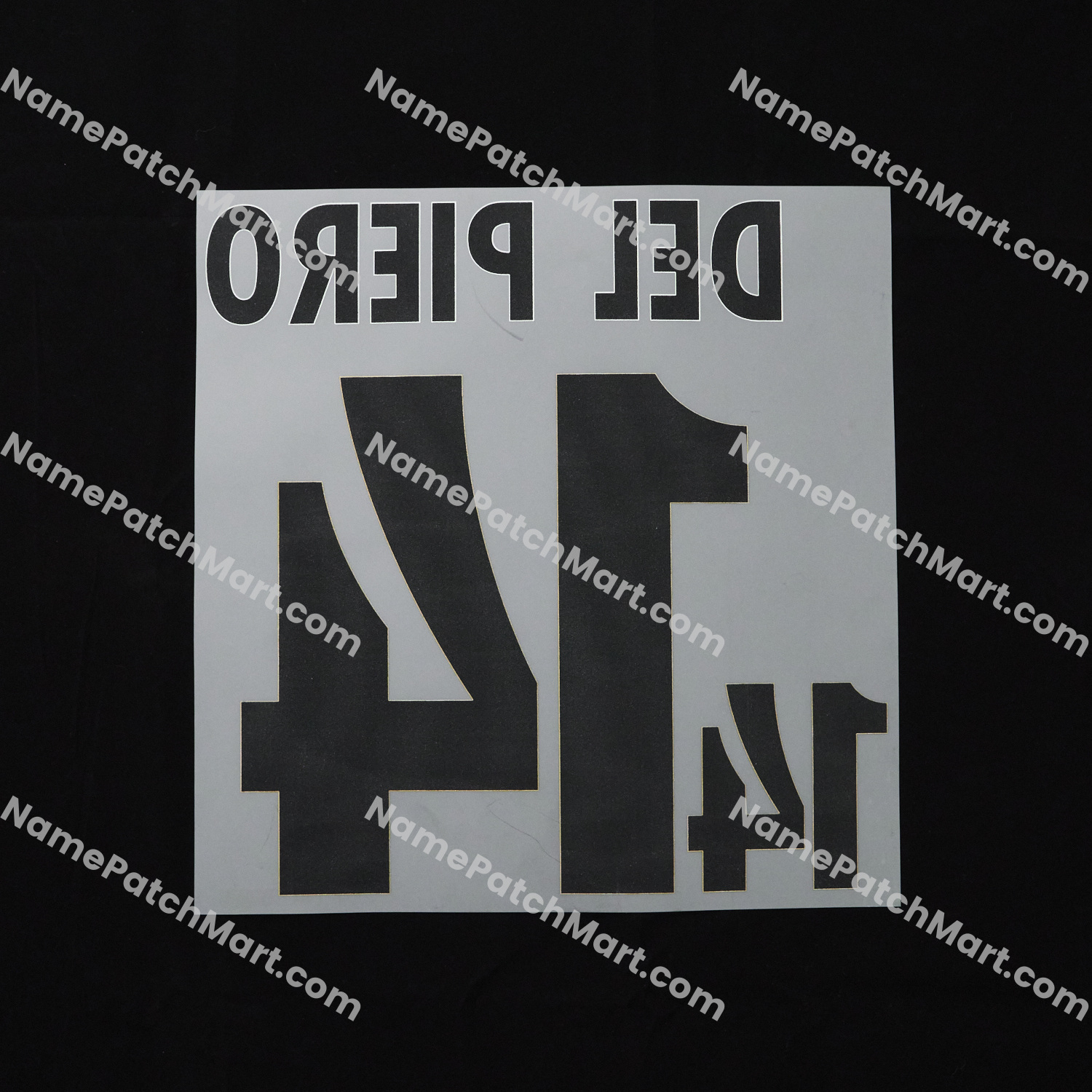 Del Piero #14 - Italy 1996 Home  | Name Number Set - NamePatchMart.COM