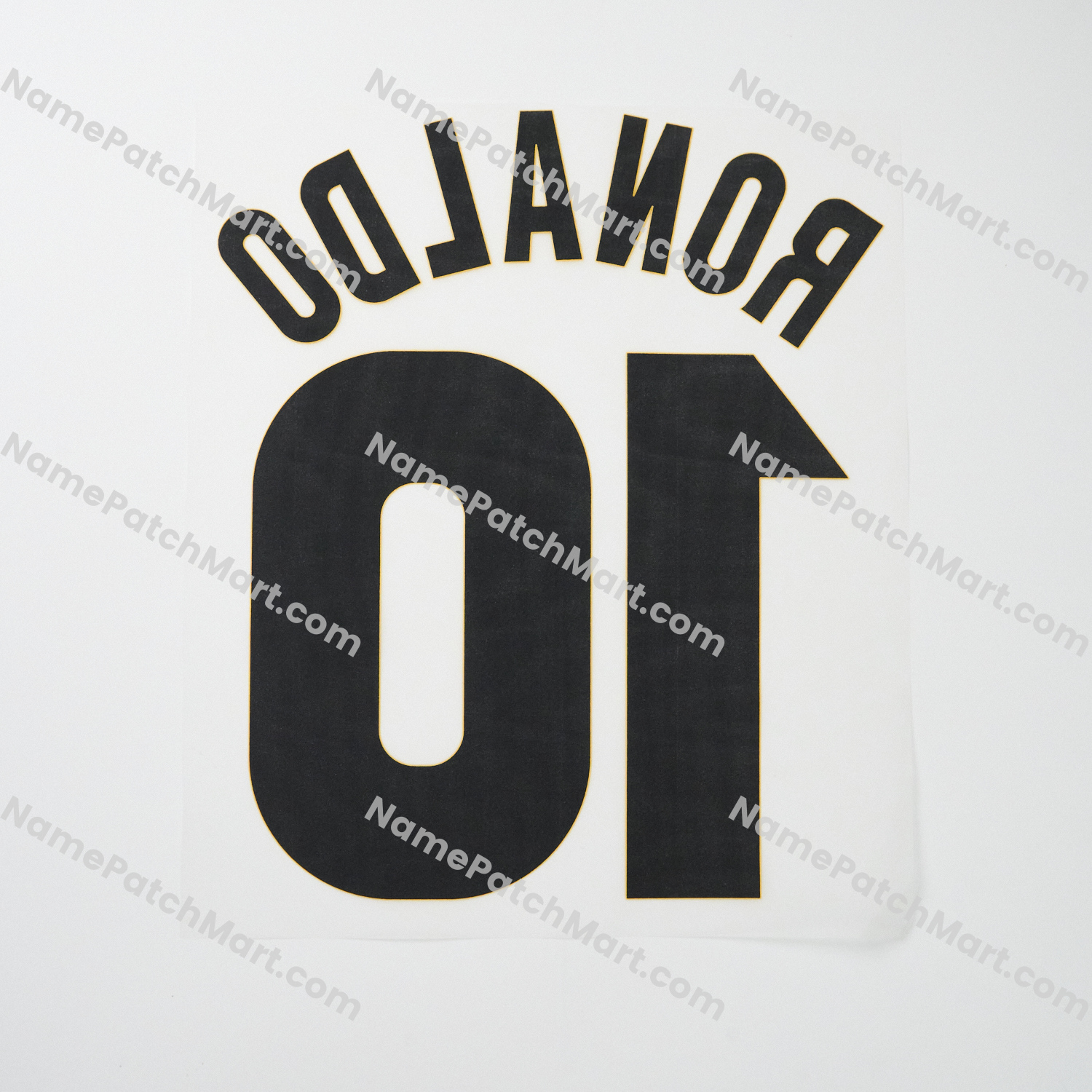 Ronaldo #10 - Inter Milan 1997-98 Third  | Name Number Set - NamePatchMart.COM