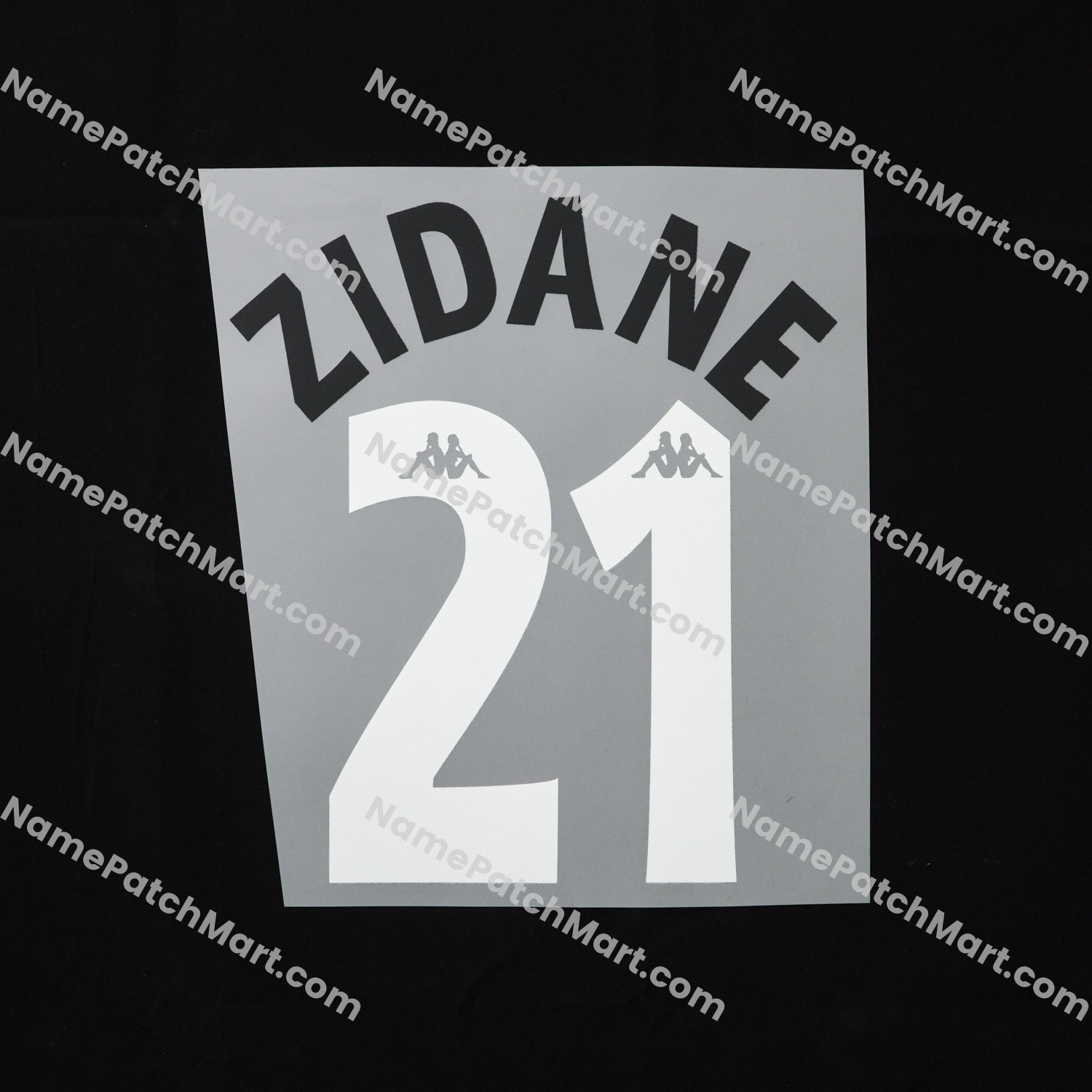 Zidane #21 - Juventus 1997-98 Home  | Name Number Set - NamePatchMart.COM