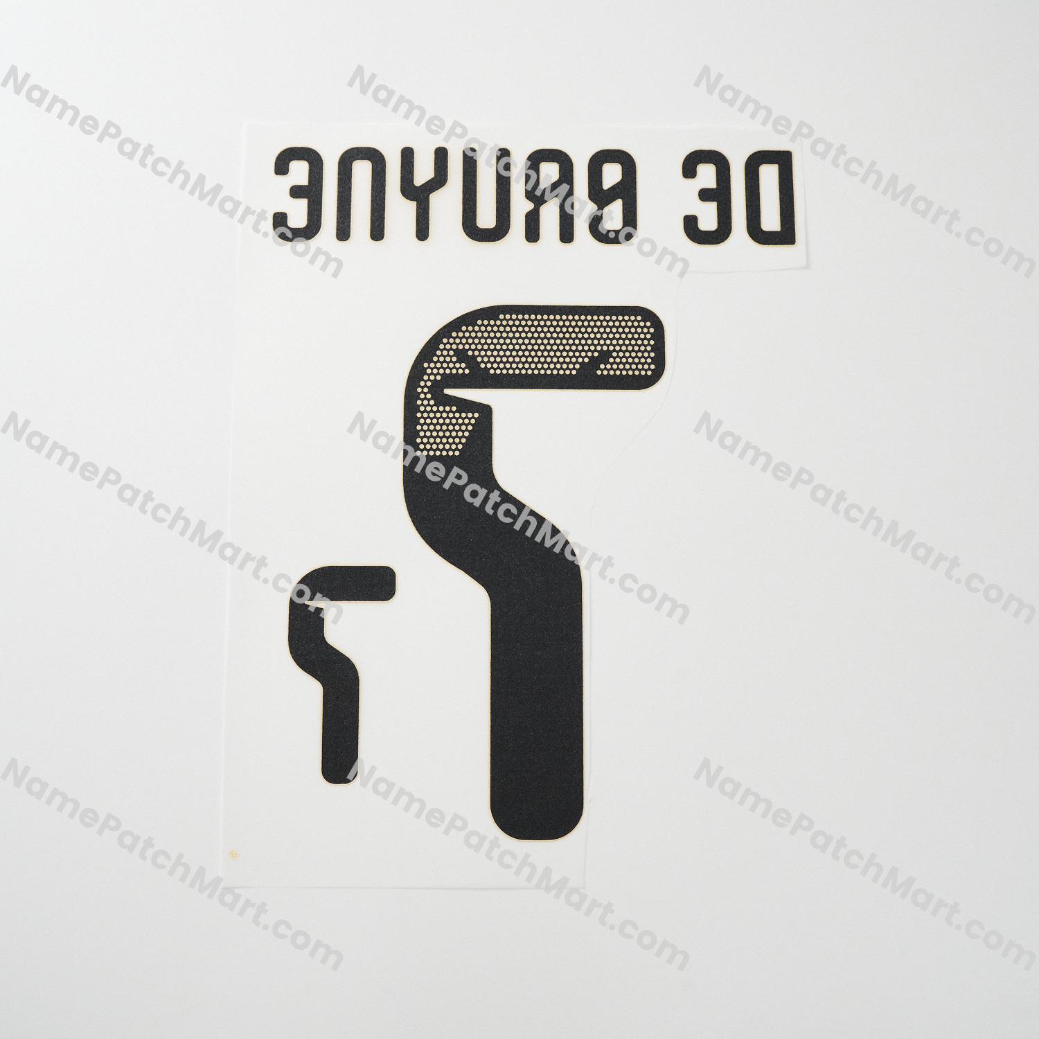 De Bruyne #7 (World Cup 26) - Belgium 2026 Home  | Name Number Set - NamePatchMart.COM