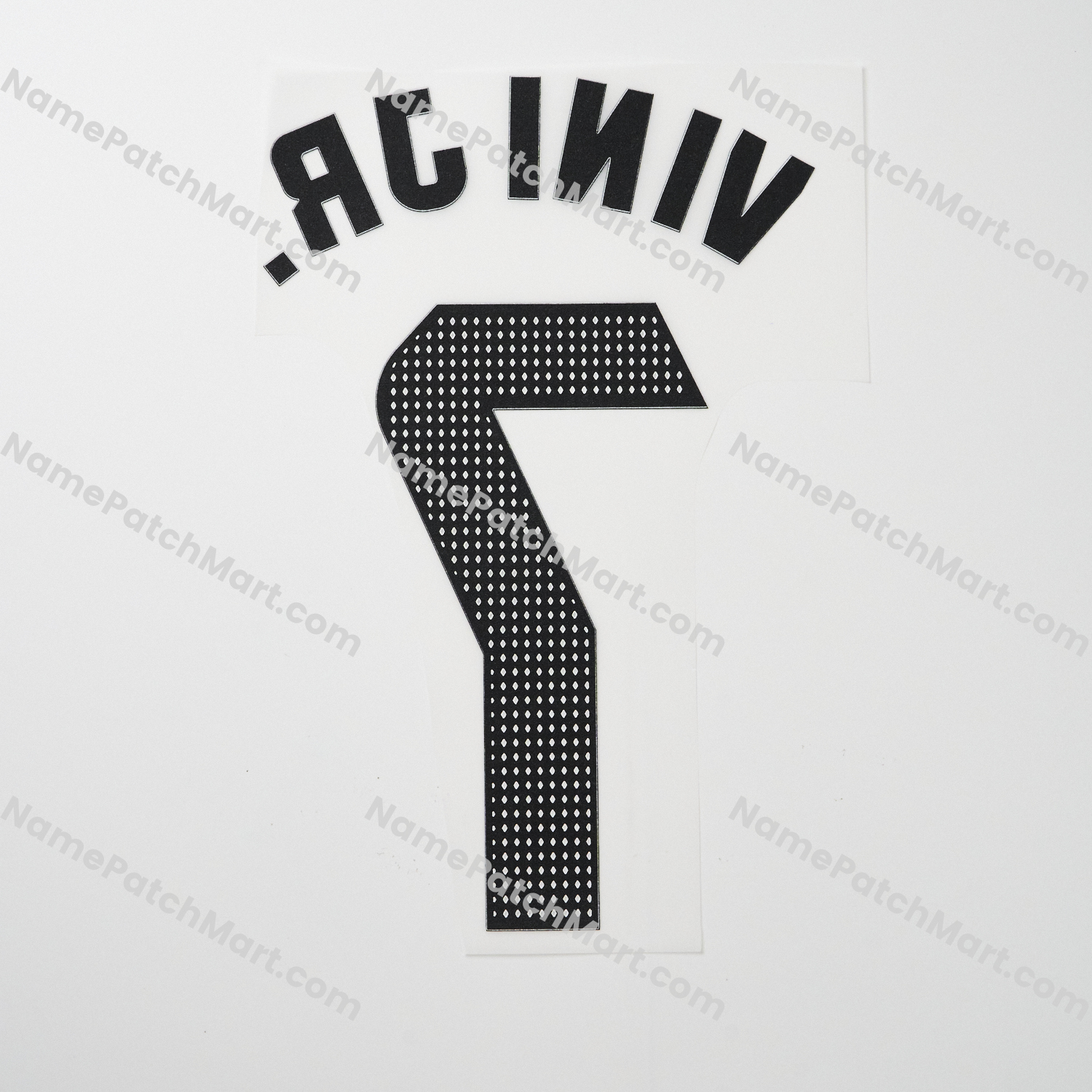 Vini Jr. #7 (La Liga) - Real Madrid 25-26 Third  | Name Number Set - NamePatchMart.COM