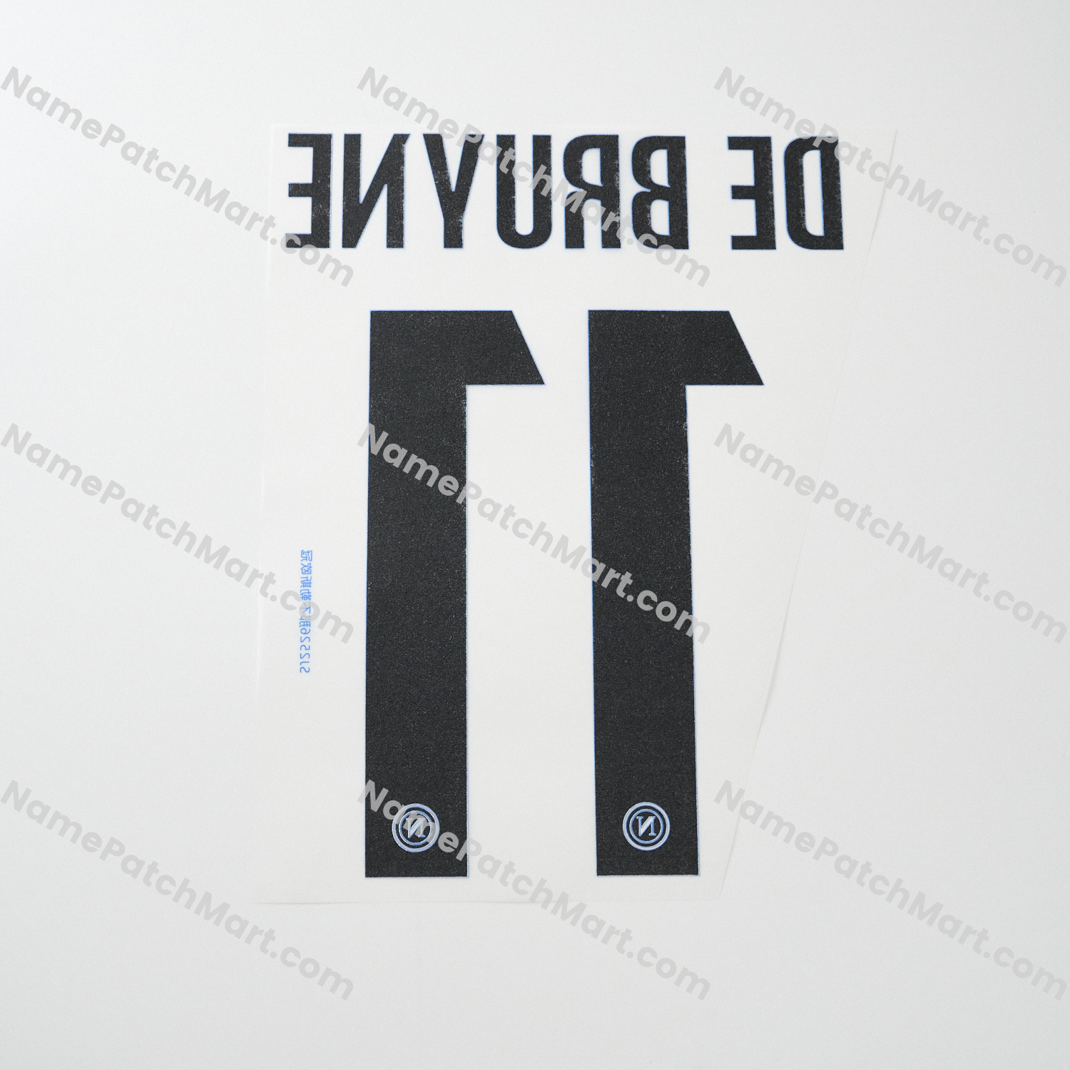 De Bruyne #11 (Champions League) - Napoli 25-26 Away  | Name Number Set - NamePatchMart.COM