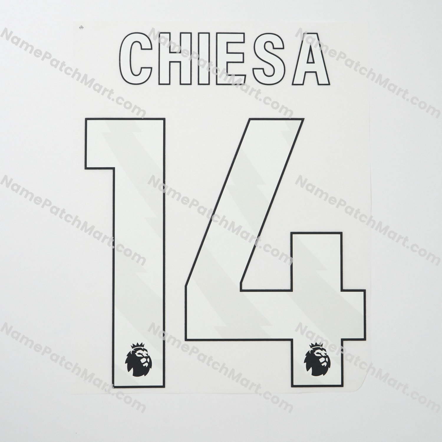 Chiesa #14 (Premier League) - Liverpool 25-26 Home  | Name Number Set - NamePatchMart.COM