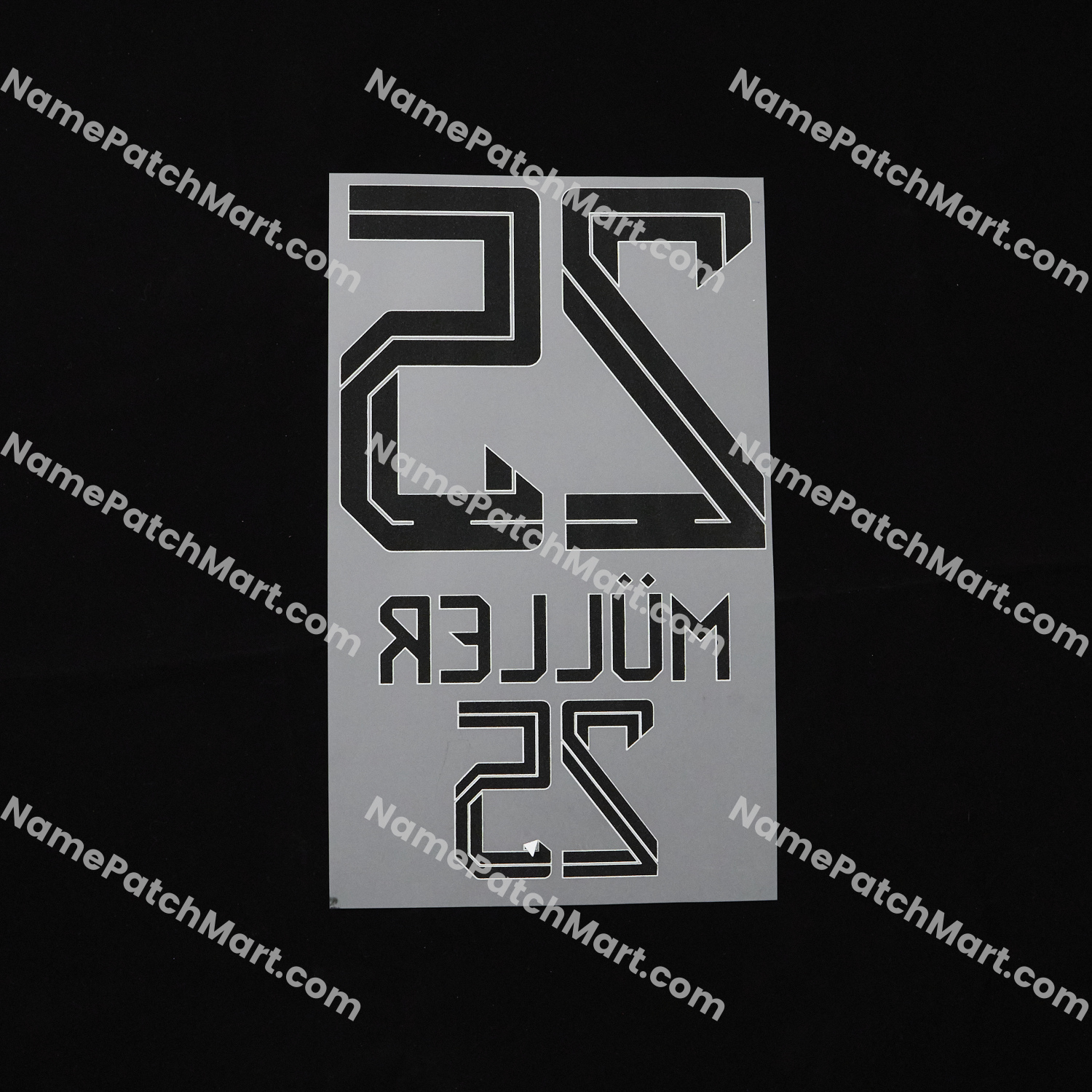 KIDS Müller #25 - Bayern Munich 25-26 Home  | Name Number Set - NamePatchMart.COM