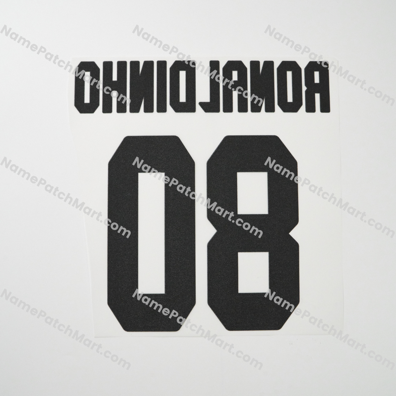 Ronaldinho #80 - AC Milan 2004-07 Away  | Name Number Set - NamePatchMart.COM