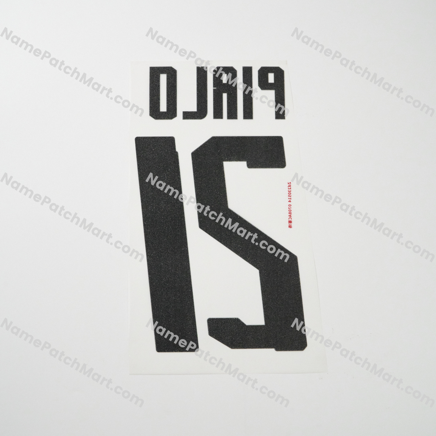 Pirlo #21 - AC Milan 2007-08 Away  | Name Number Set - NamePatchMart.COM