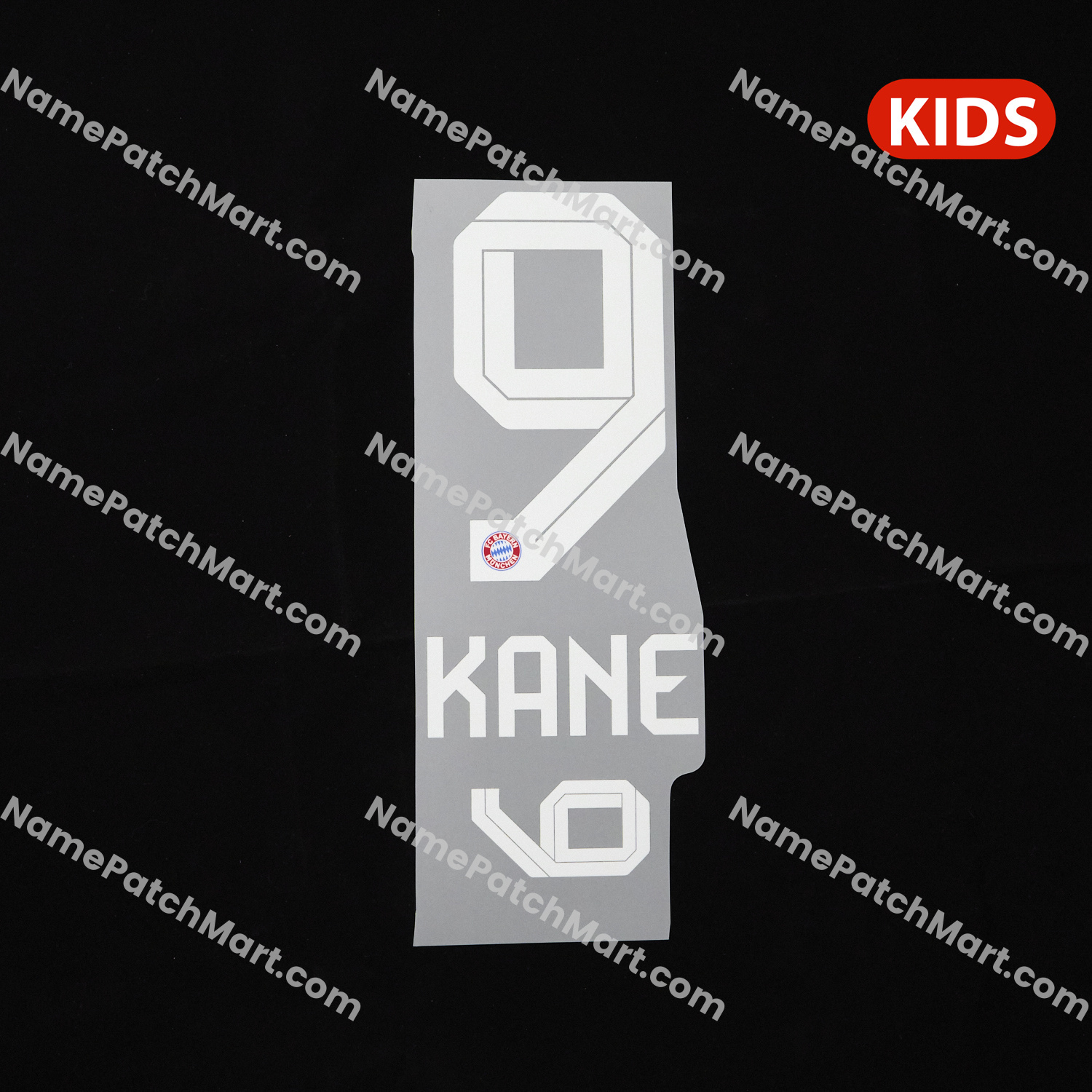 KIDS Kane #9 - Bayern Munich 25-26 Home  | Name Number Set - NamePatchMart.COM