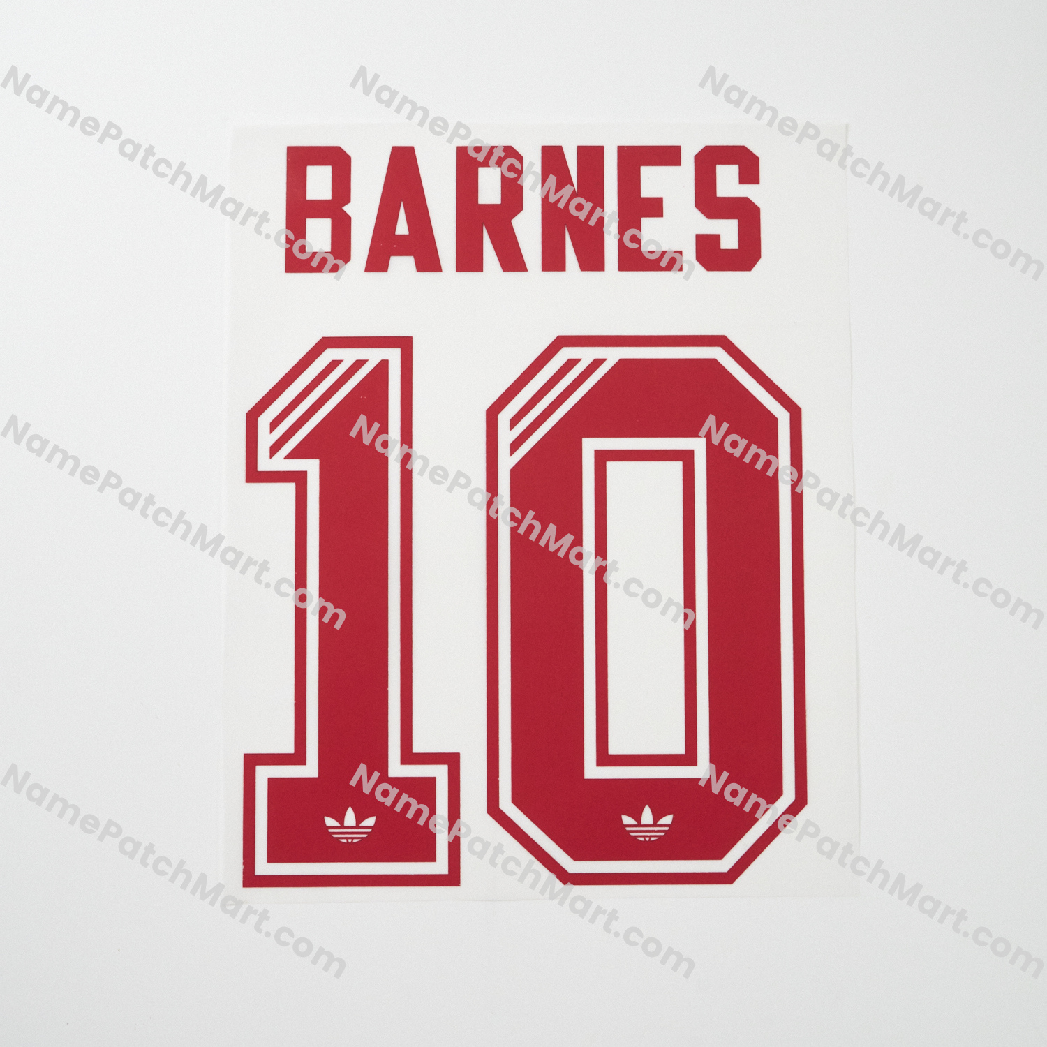 Barnes #10 - Liverpool 1989-91 Away  | Name Number Set - NamePatchMart.COM