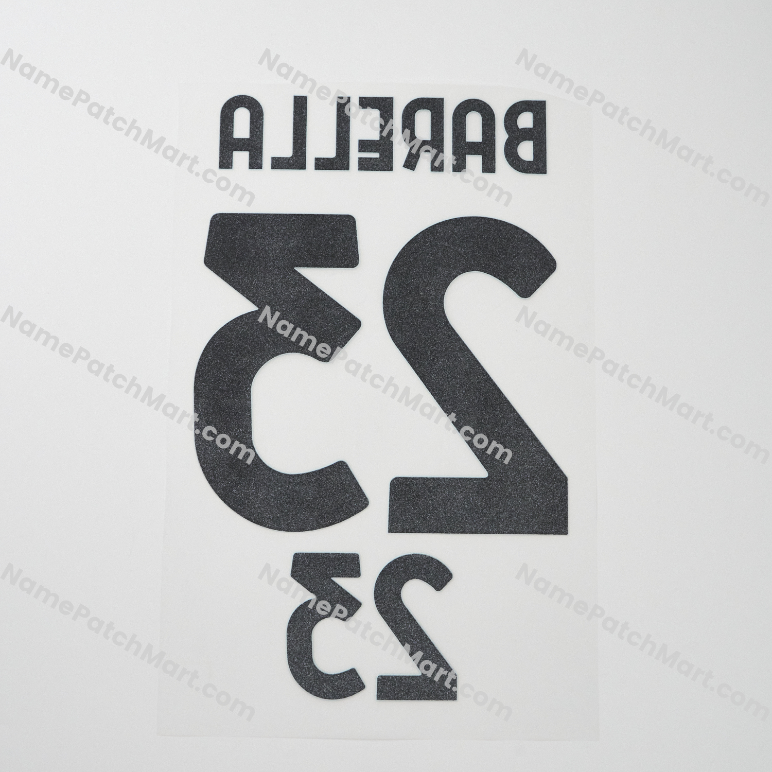 KIDS Barella #23 - Inter Milan 25-26 Away  | Name Number Set - NamePatchMart.COM