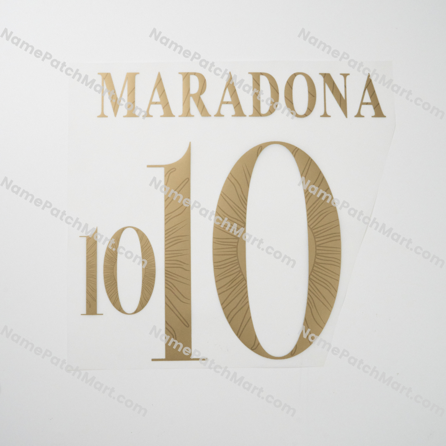 Maradona #10 - Argentina 2022-23 Anniversary Away  | Name Number Set - NamePatchMart.COM