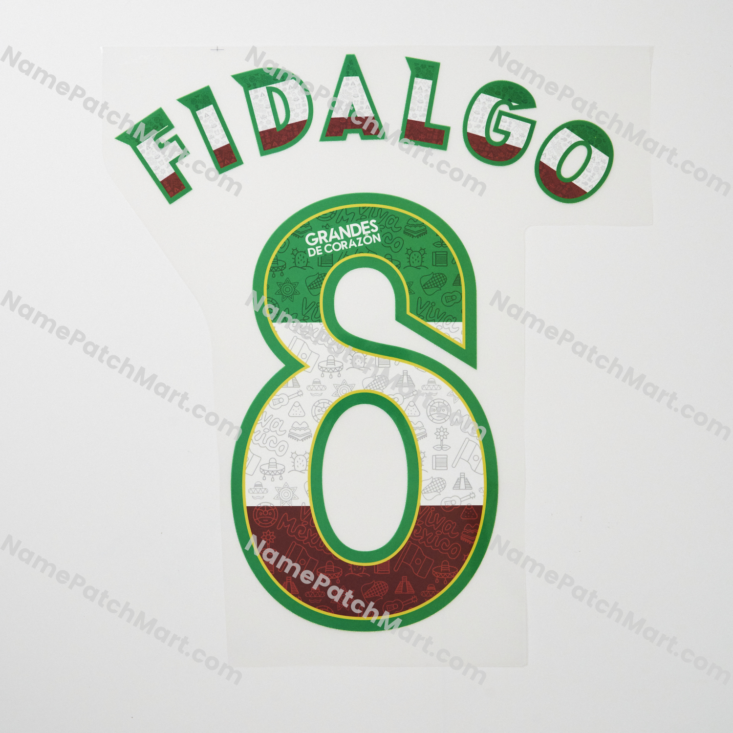 Fidalgo #8 - Club América 25-26 Special  | Name Number Set - NamePatchMart.COM