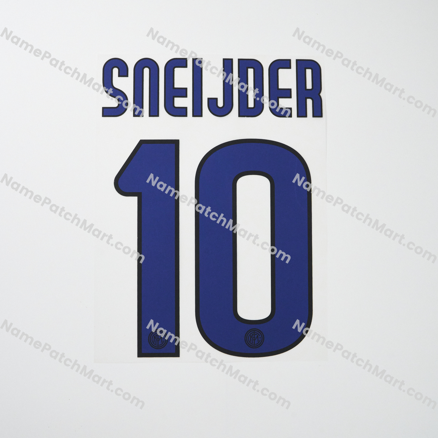 Sneijder #10 - Inter Milan 2009-11 Away  | Name Number Set - NamePatchMart.COM