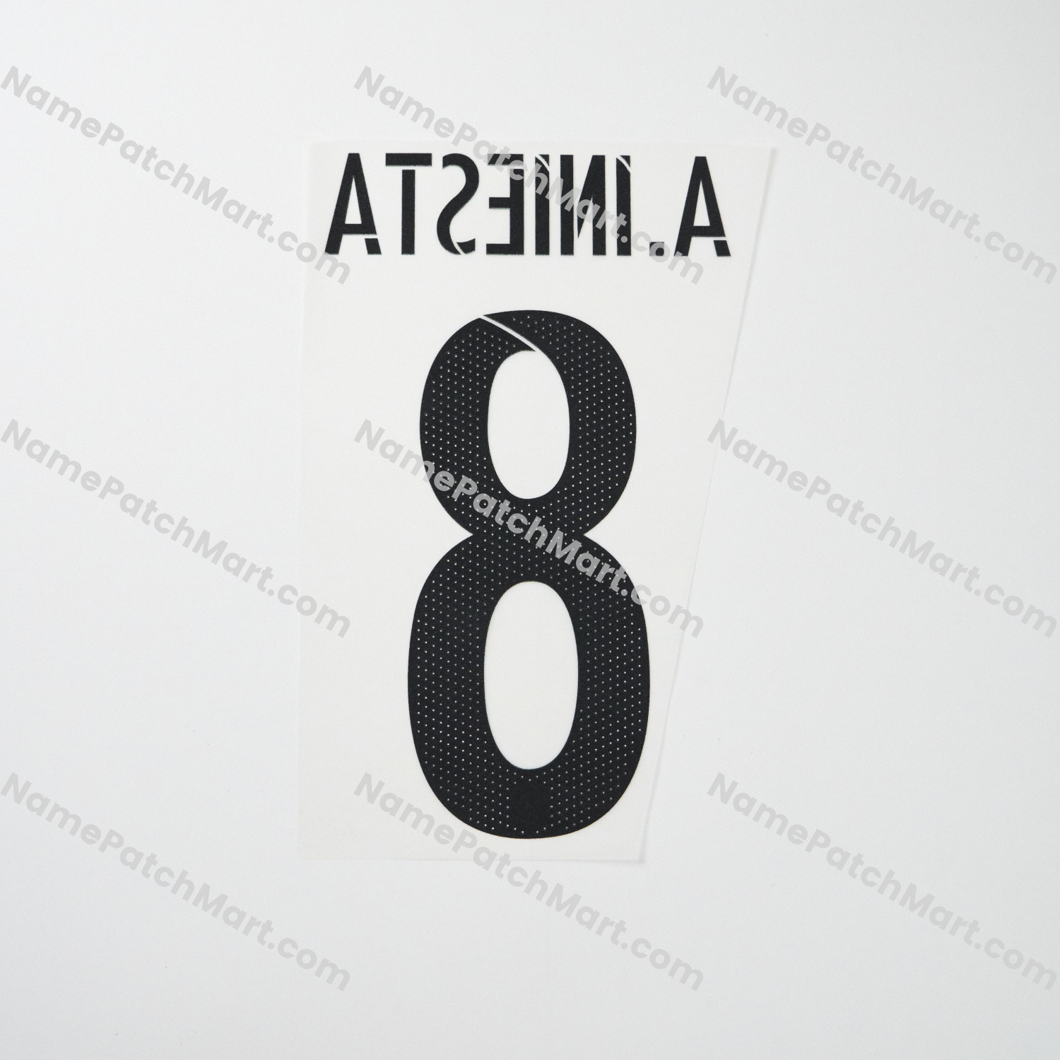 A.Iniesta #8 - Barcelona 2015-16 Third  | Name Number Set - NamePatchMart.COM