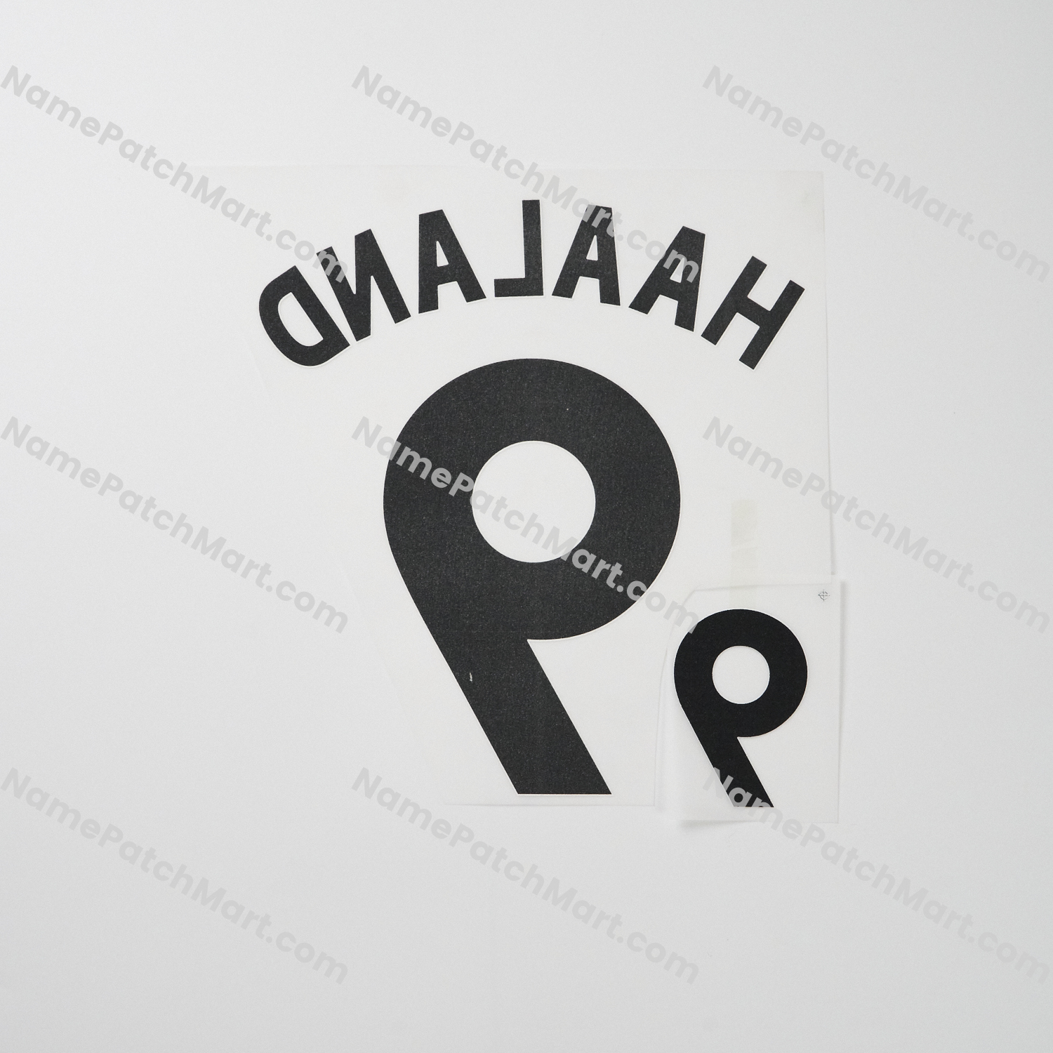 KIDS Haaland #9 (Premier League) - Manchester City 25-26 Away  | Name Number Set - NamePatchMart.COM